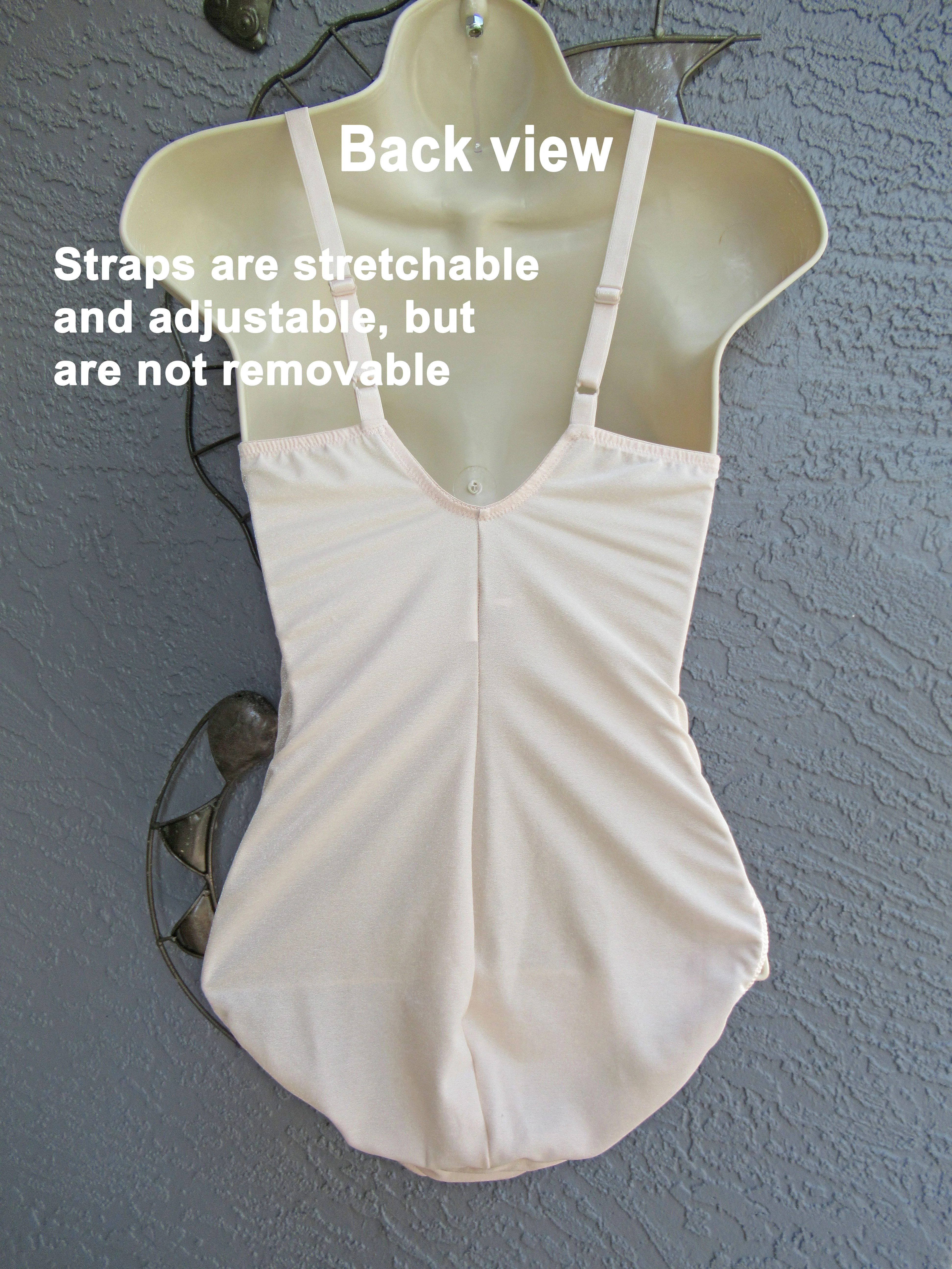 90s Beige Shapewear 34c Bodysuit With Underwire Bra By Vanity Fair - Image 2