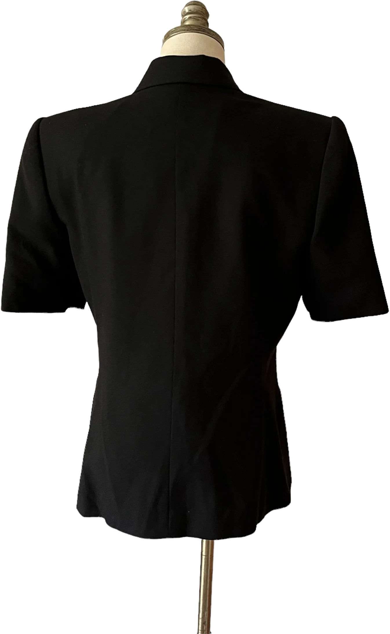 90s Black Career Style Blazer Top - Image 2