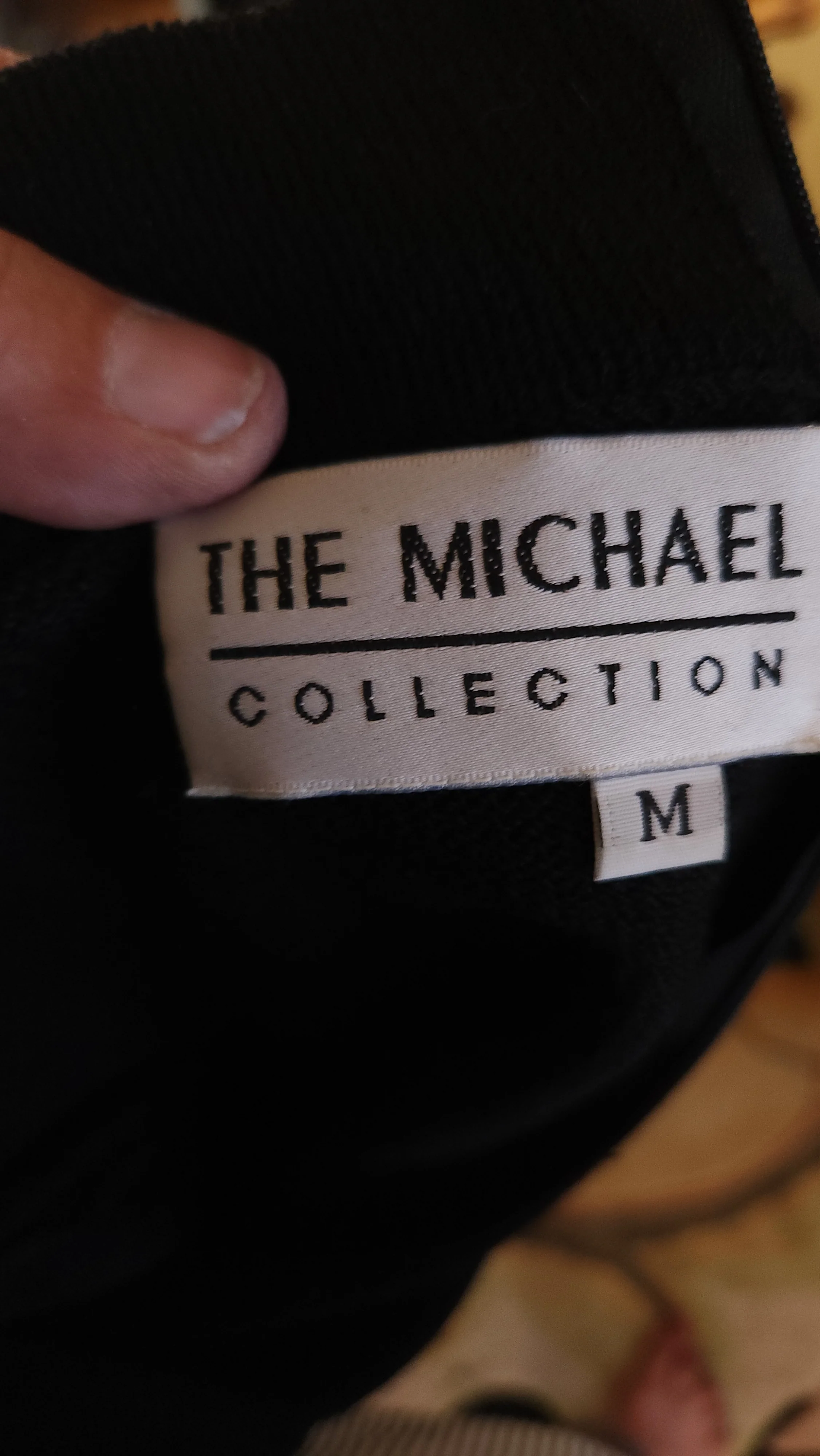 90s Black Knit Jumpsuit With Silver Studs By The Michael Collection - Image 9