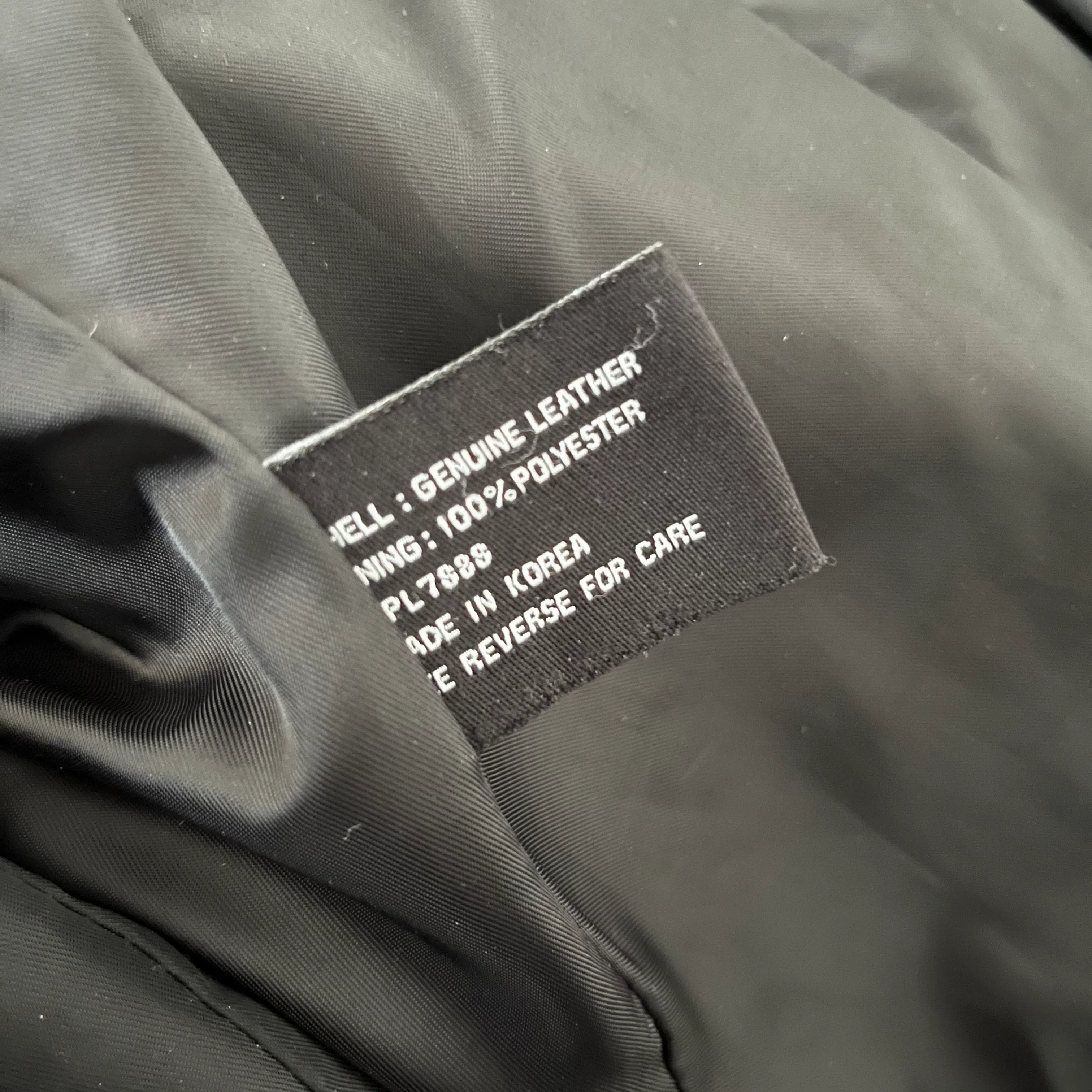 90s Black Leather Coat Zip Front Lined Buttery Soft L By Anne Klein - Image 8