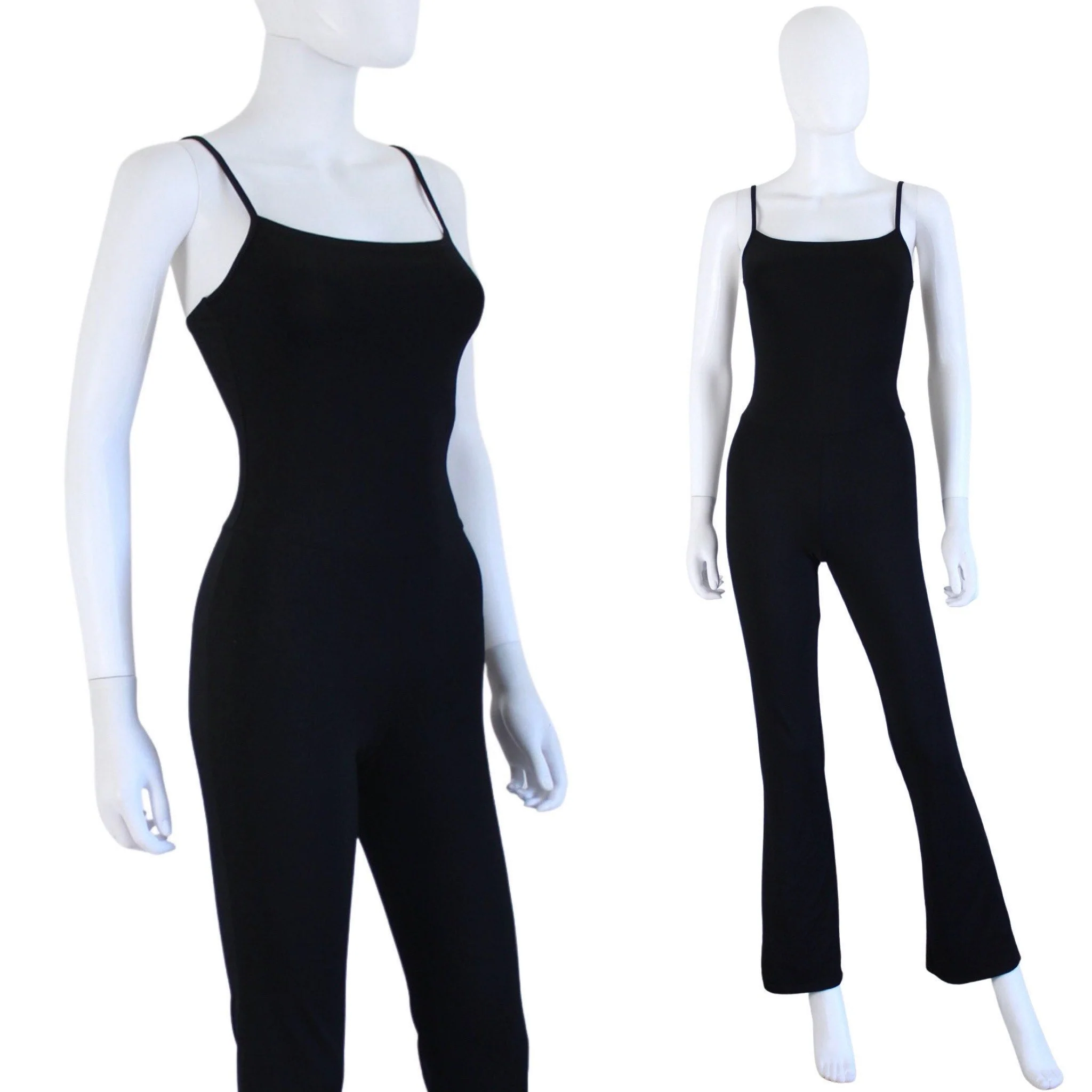 90s Black Spandex Catsuit by CLIMAX - Image 2
