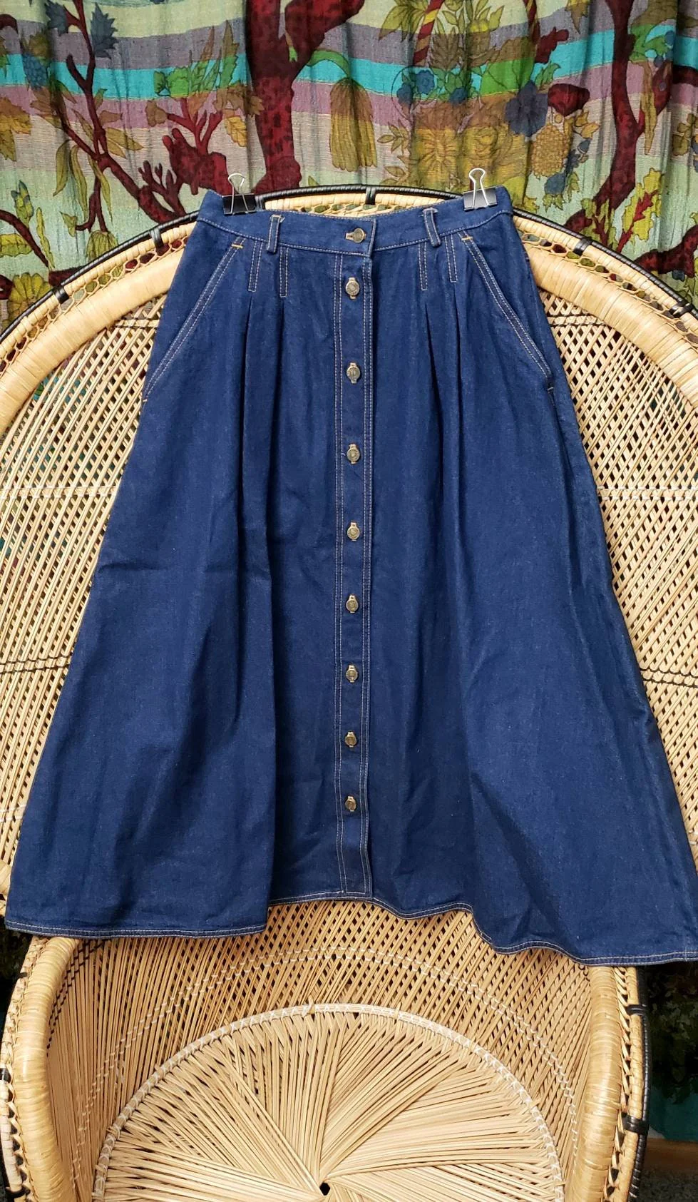 90s Blue Cotton and Elastic by Leslie Faye Sport - Image 2