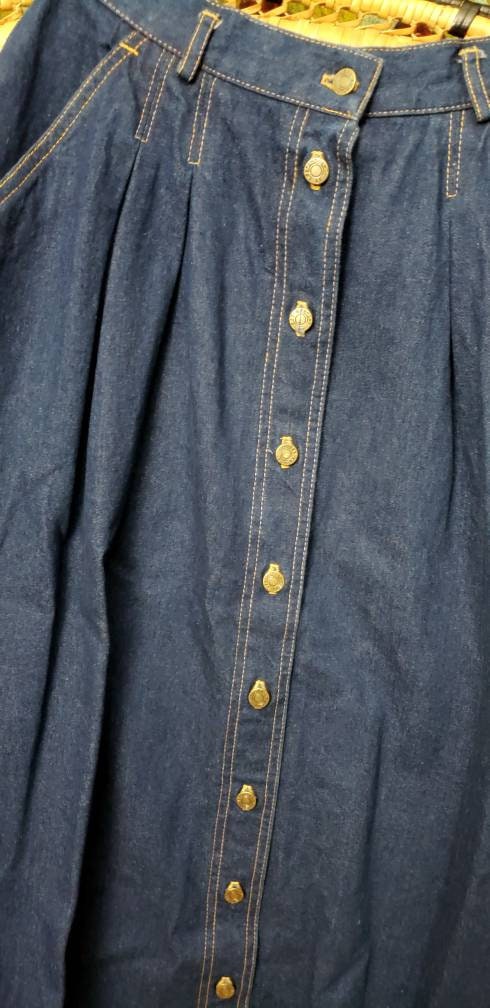 90s Blue Cotton and Elastic by Leslie Faye Sport - Image 7