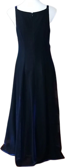 90s Blue Metallic Prom Gown By Betsy & Adam - Image 2