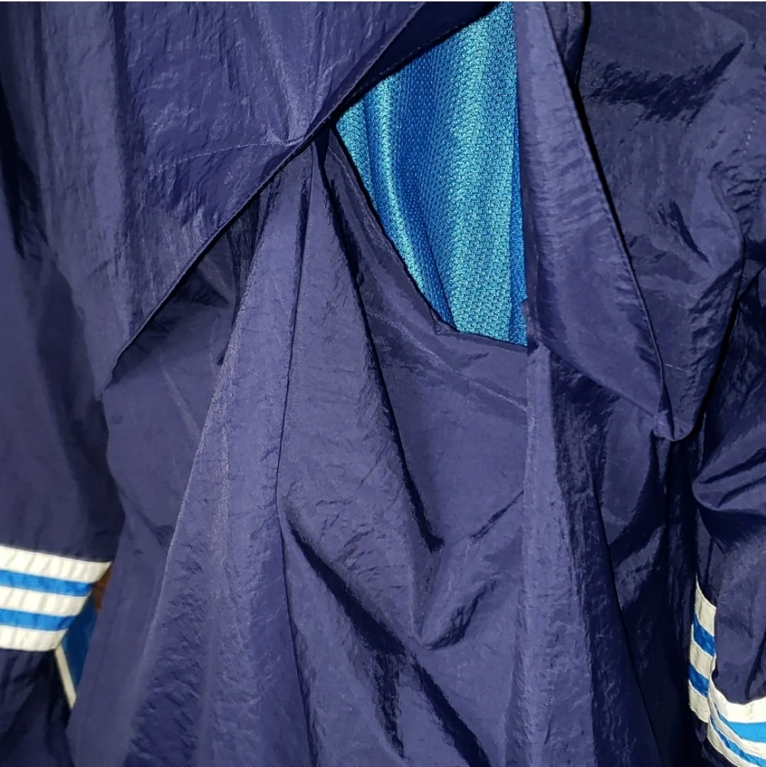 90s Blue Windbreaker Jacket By Adidas - Image 7