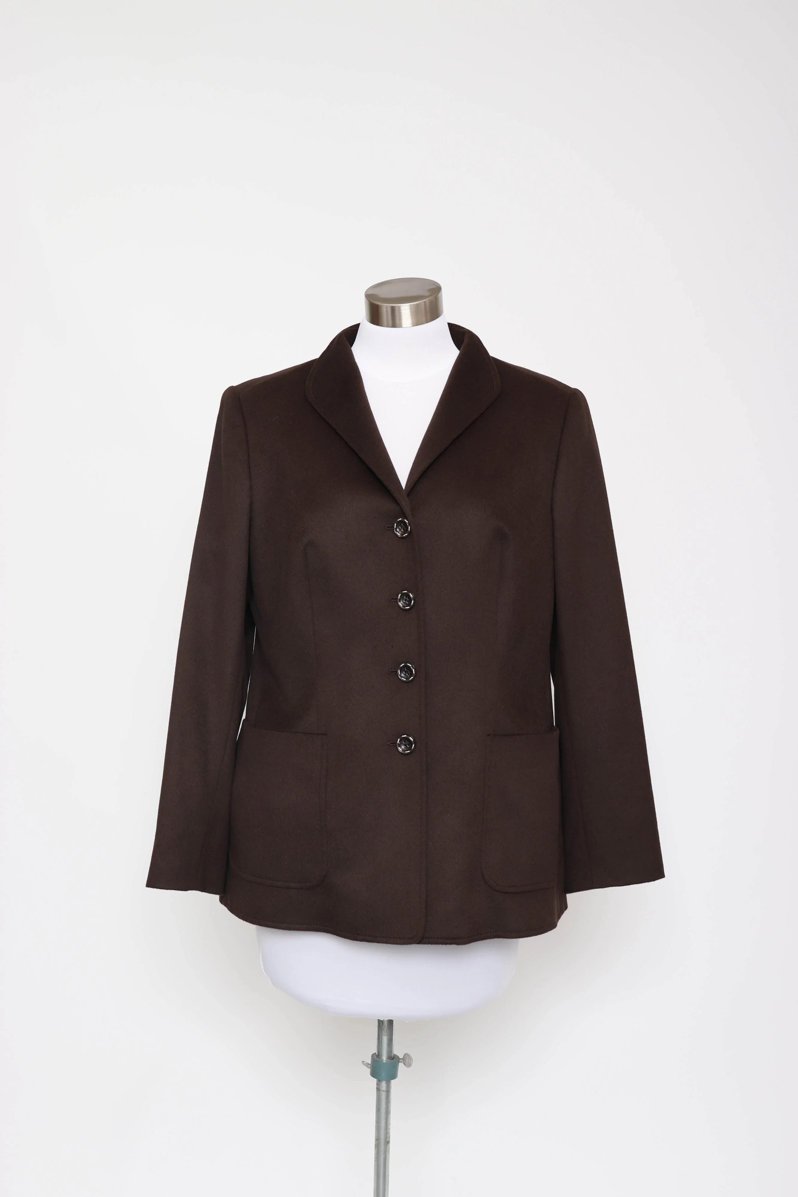 90s Brown Angora Blazer L/xl by Escada for Neiman Marcus - Image 4