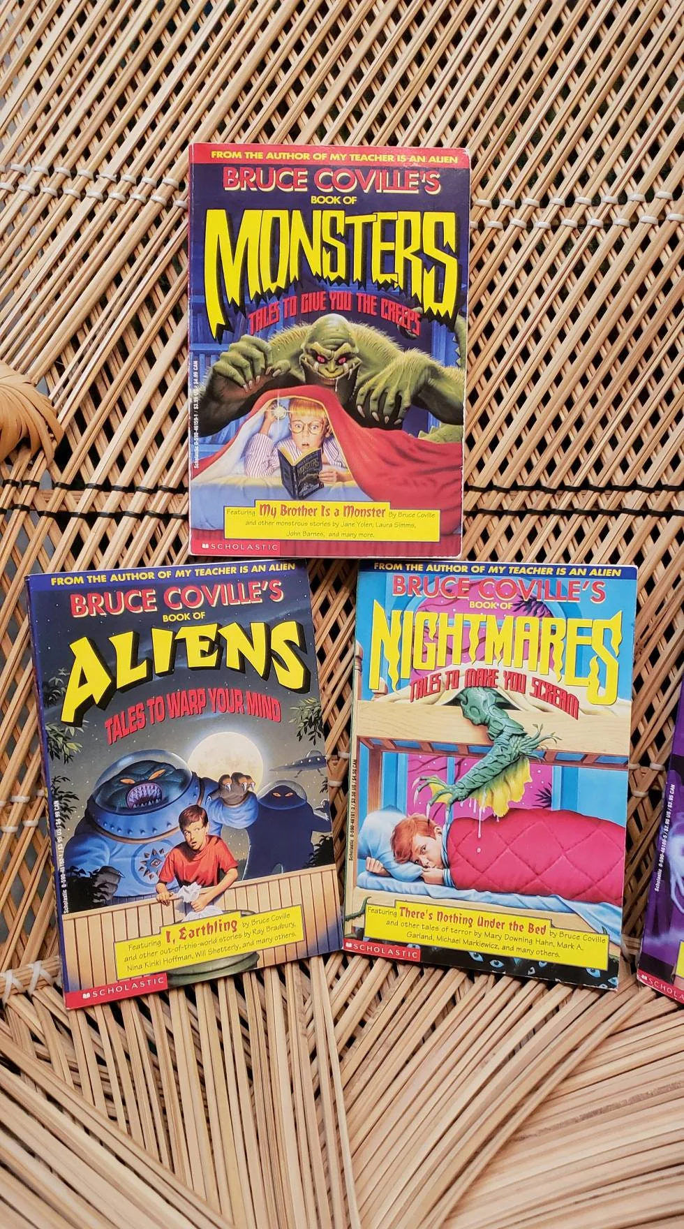 90s Book Set of 6 Book of Ghosts, Monters (1&2), Nightmares, Spine Tinglers and Aliens by Bruce Coville - Image 3