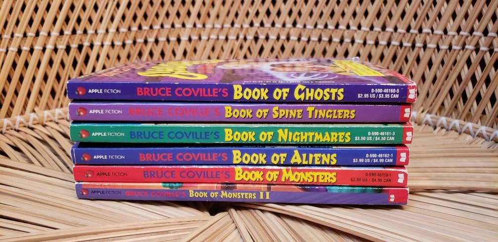90s Book Set of 6 Book of Ghosts, Monters (1&2), Nightmares, Spine Tinglers and Aliens by Bruce Coville - Image 4