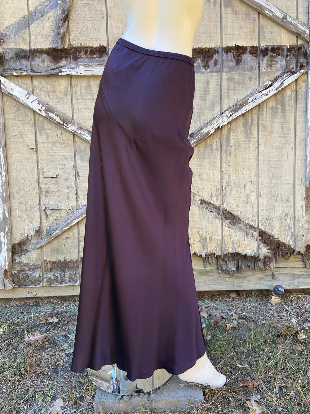 90s Burnout Tunic And Bias Cut Silk Skirt By Amy Michelson for Holly Harp - Image 10