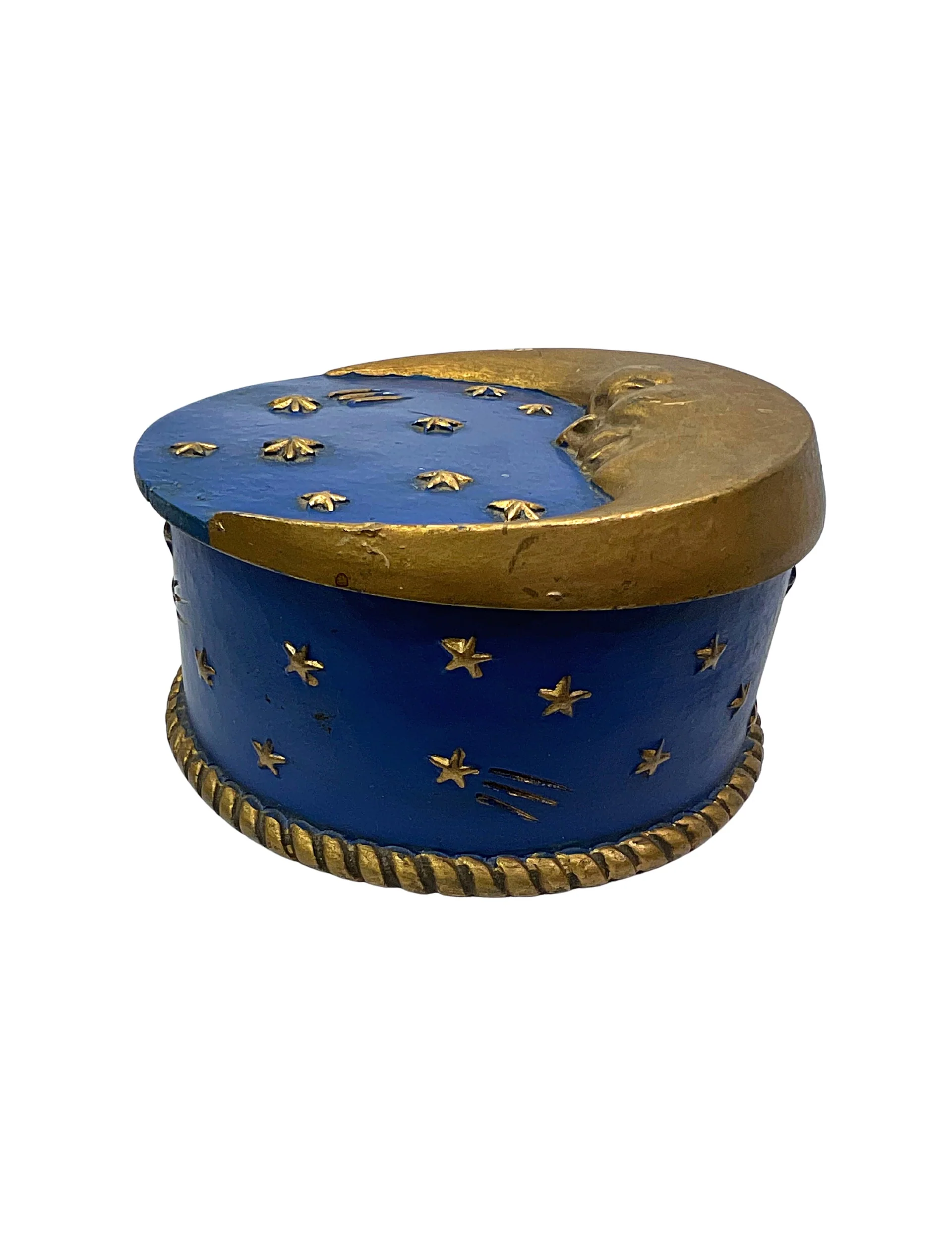 90s Celestial Moon Jewelry Catchall Box By Yandor - Image 7