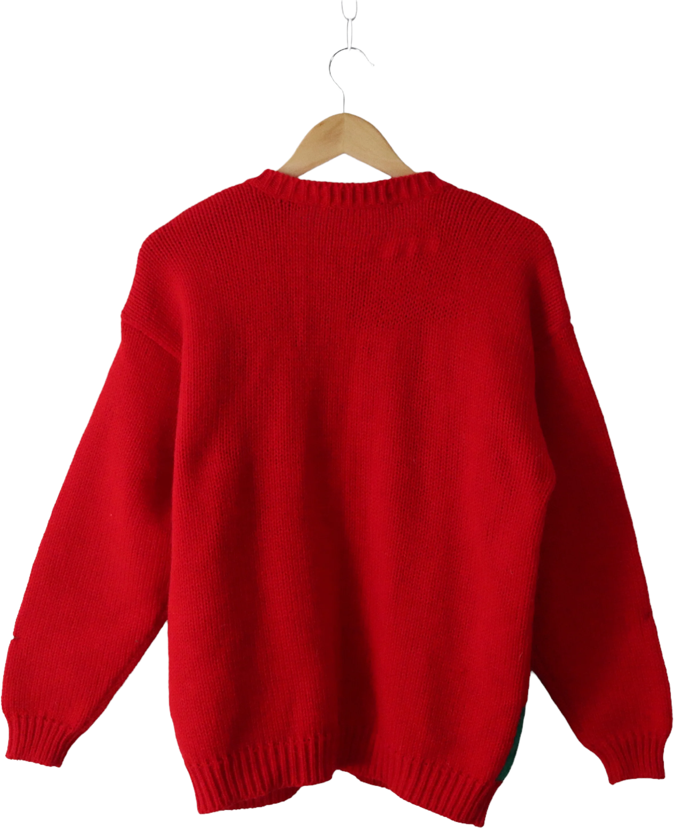 90s Christmas Cat Cardigan Sweater Xmas Holiday Santa By Karen Scott - Image 2