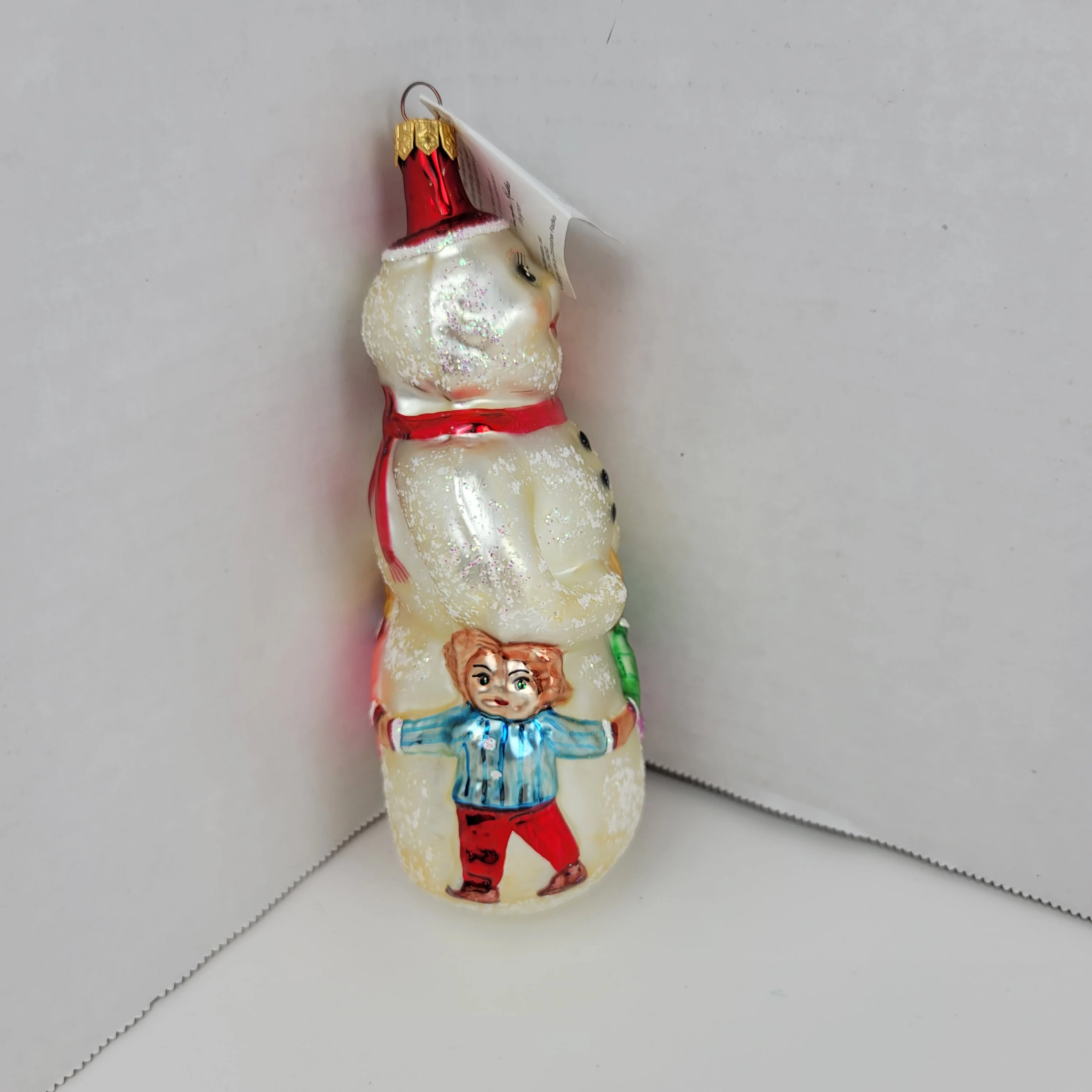 90s Snow Dancing Snowman Ornament 7" by Christopher Radko - Image 9