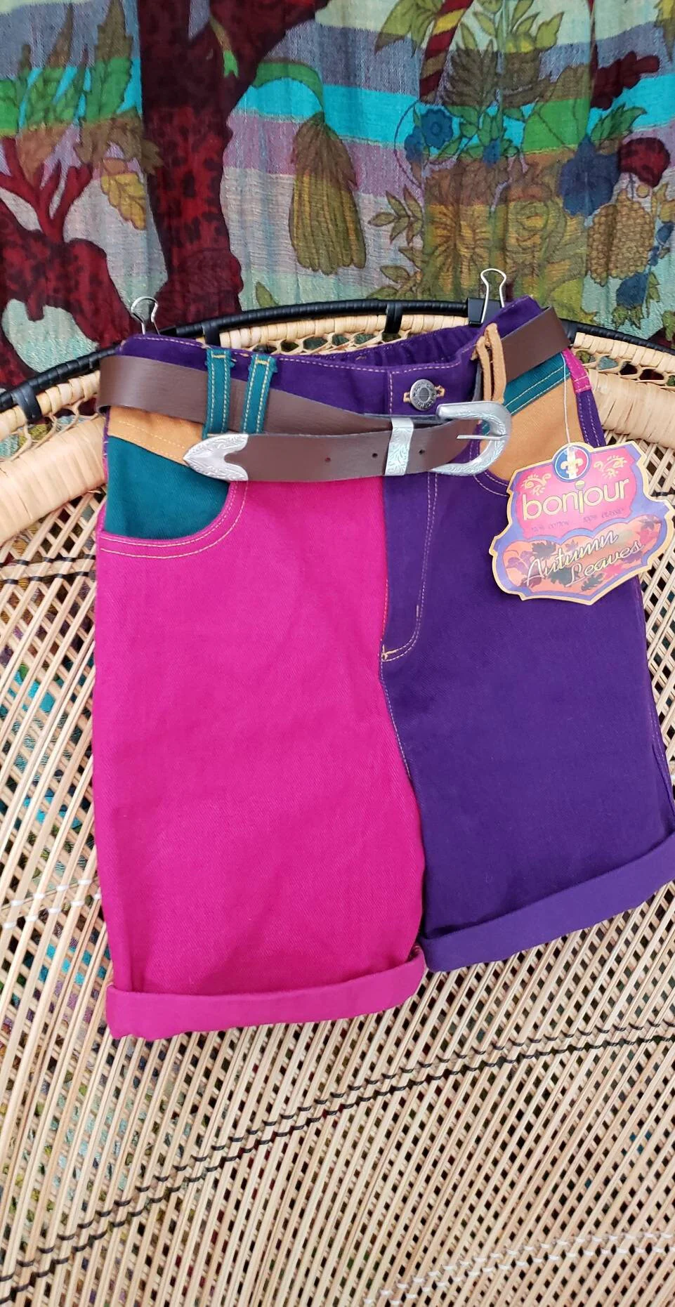 90s Colorblock Shorts by Bonjour Girls by Bonjour - Image 5