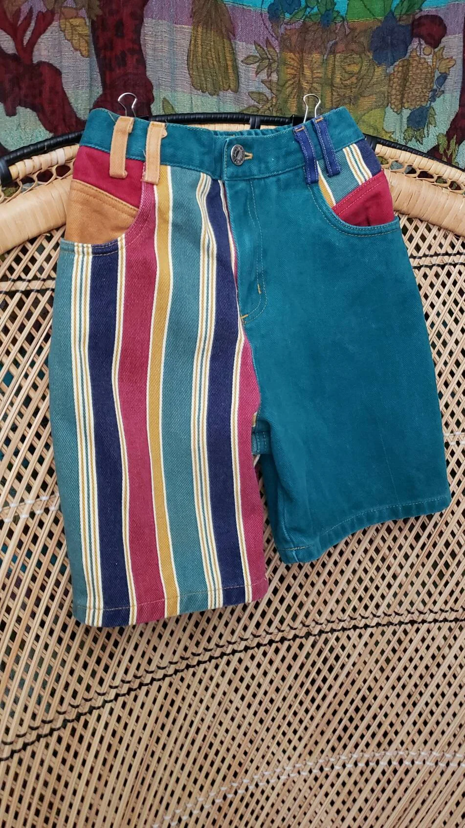90s Colorblock Shorts by Bonjour Kids by Bonjour - Image 4