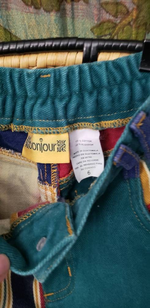 90s Colorblock Shorts by Bonjour Kids by Bonjour - Image 7