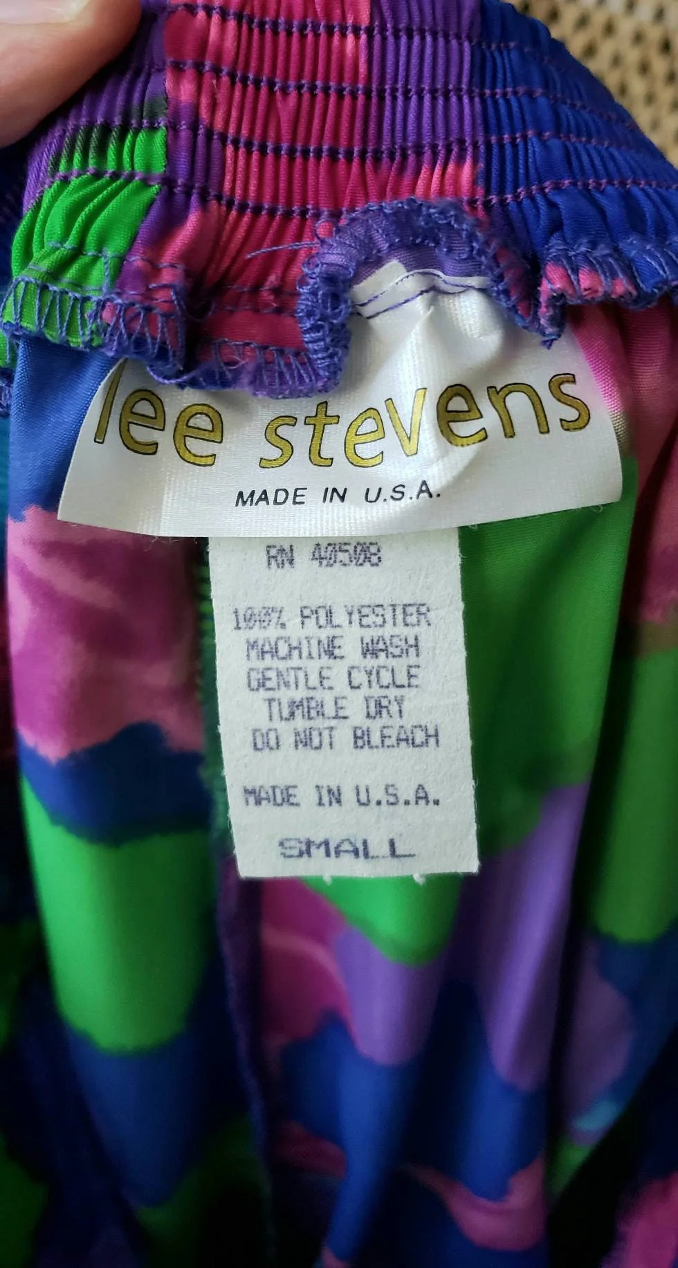 90s Colorful Shorts Sm by By Lee Stevens, - Image 6