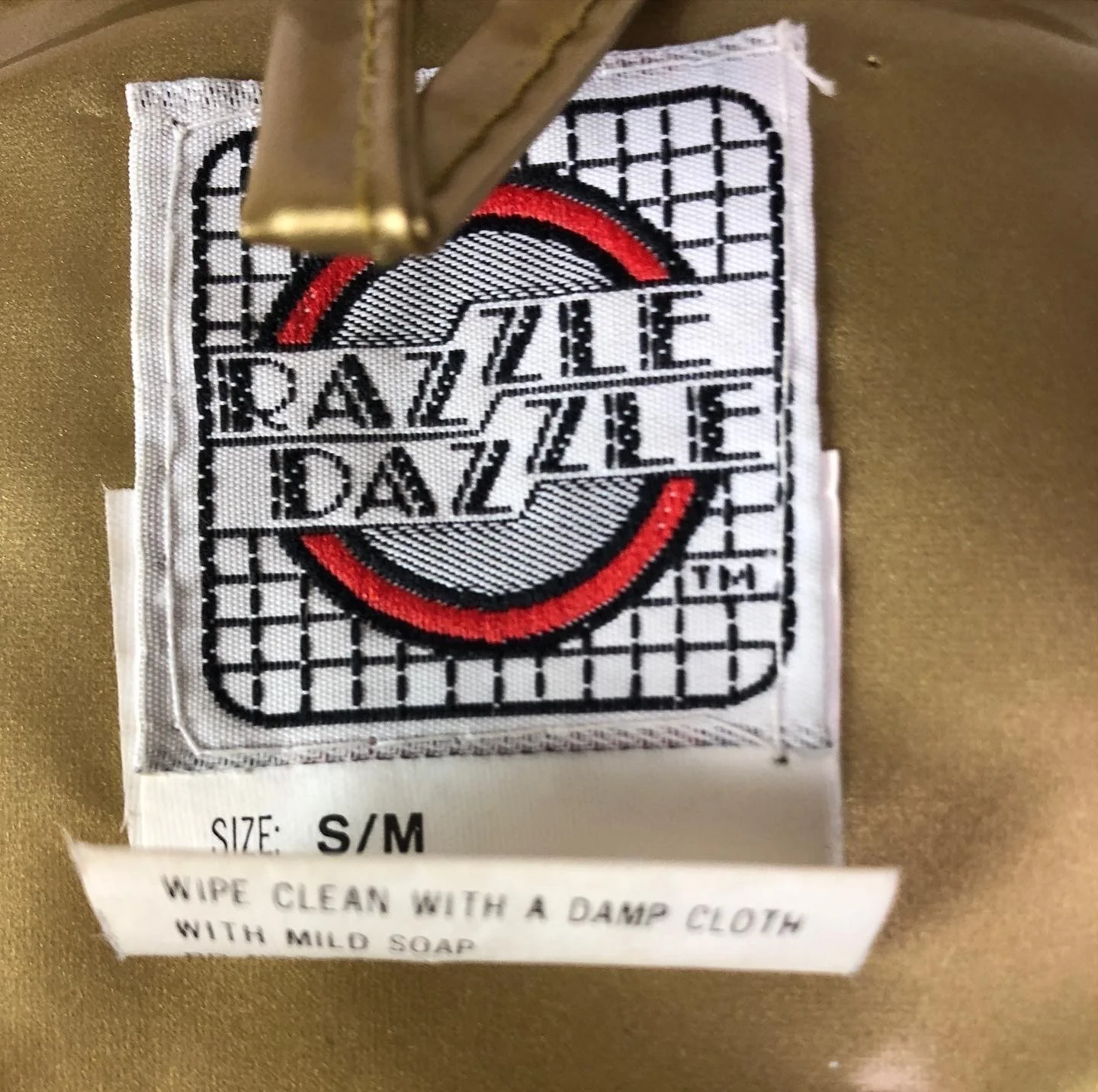 80s Crazy Cool Gold Metallic Raincoat By Razzle Dazzle - Image 7