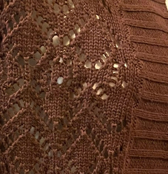 90s Crochet Shrug Three Quarter Sleeve Bolero - Image 6