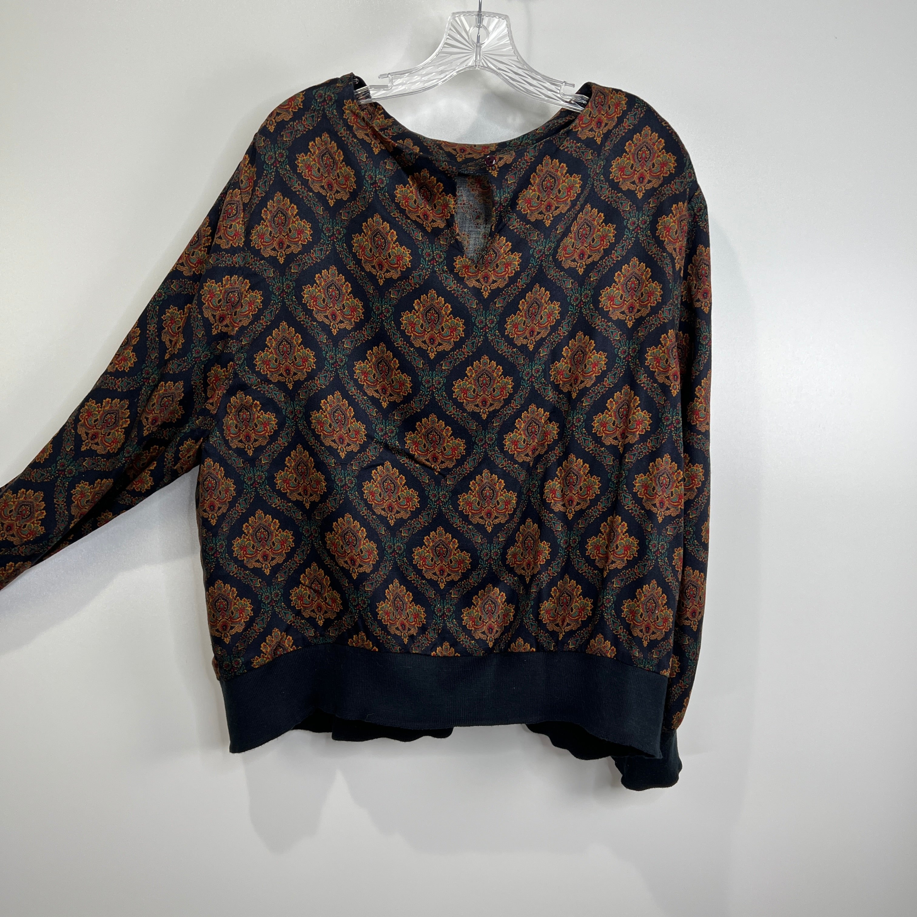 90s Damask Print Skirt Set Dark Academia By Greggs - Image 11
