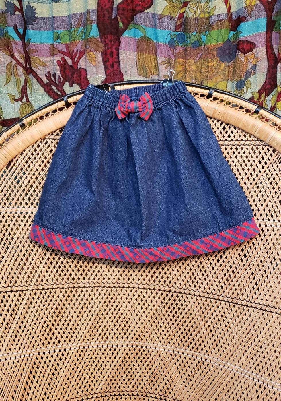 90s Denim Apple Skirt Girls 6 by Oshkosh B'Gosh - Image 2