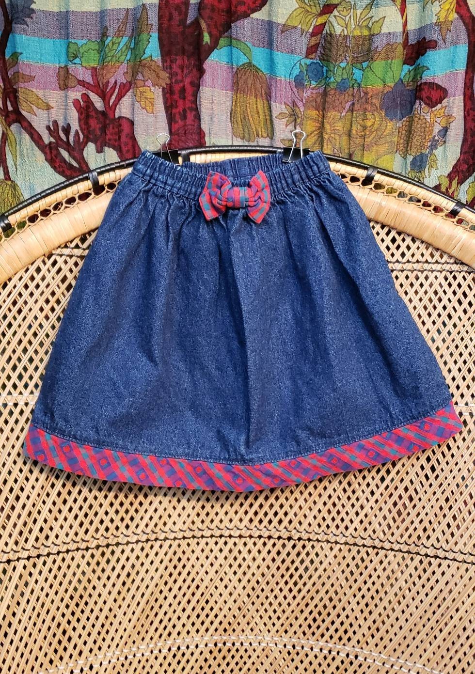 90s Denim Apple Skirt Girls 6 by Oshkosh B'Gosh - Image 3