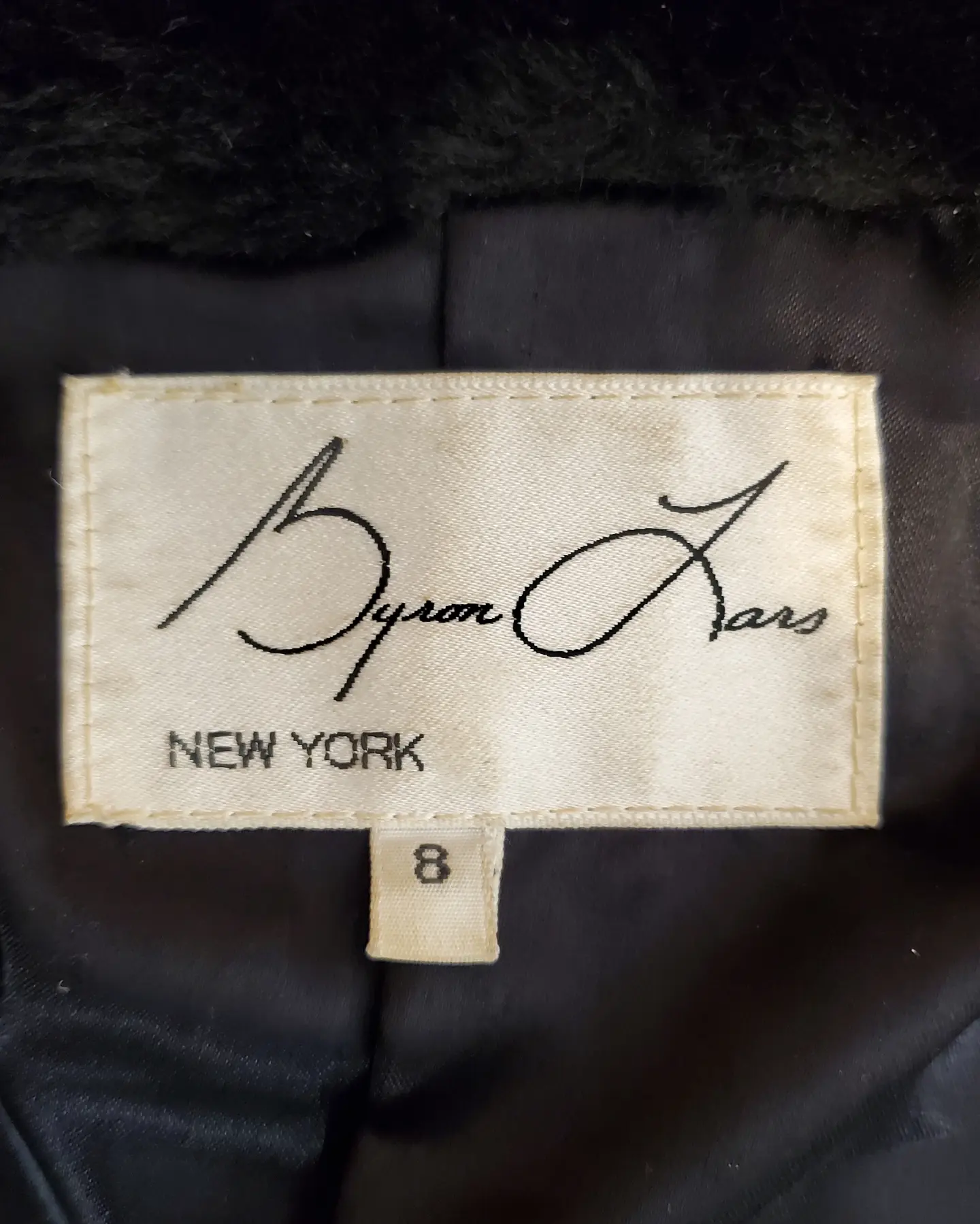 90s Designer Corset Faux Fur Coat Byron Lars - Image 5