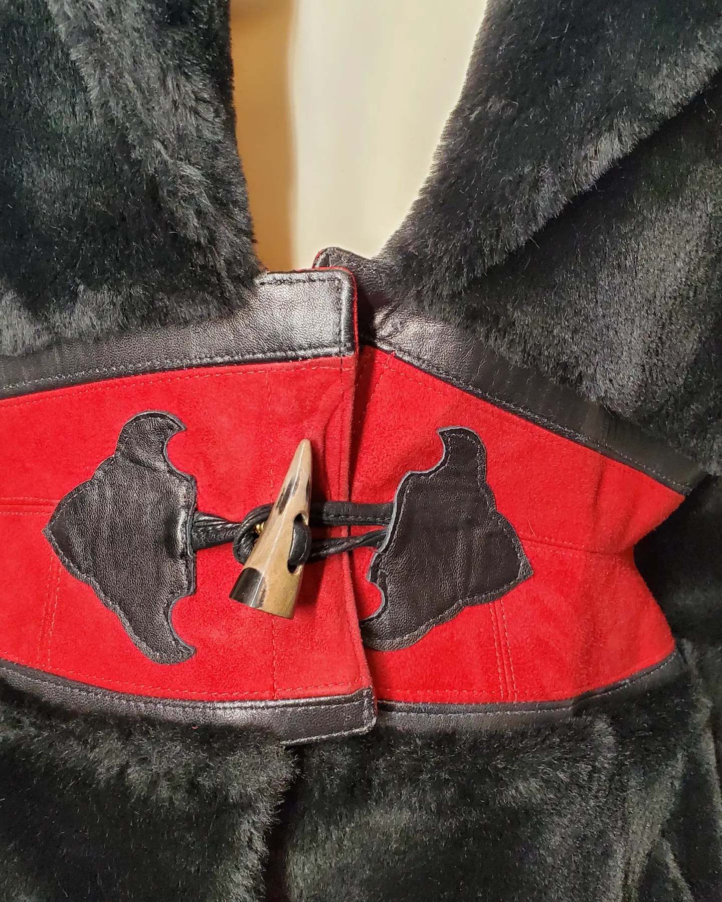 90s Designer Corset Faux Fur Coat Byron Lars - Image 6