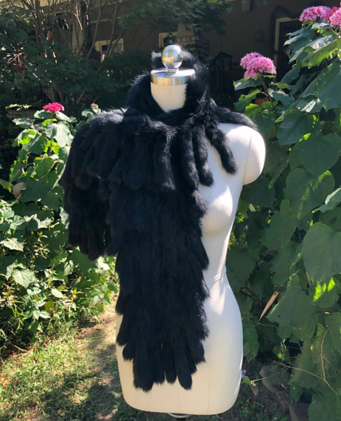 90s Diane Freis Runway Fur Shawl - Image 6