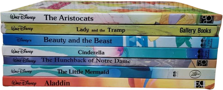 90s Disney Books Disney Classic Series Books Mouse Works The Aristocats Beauty and The Beast Little Mermaid Cinderella