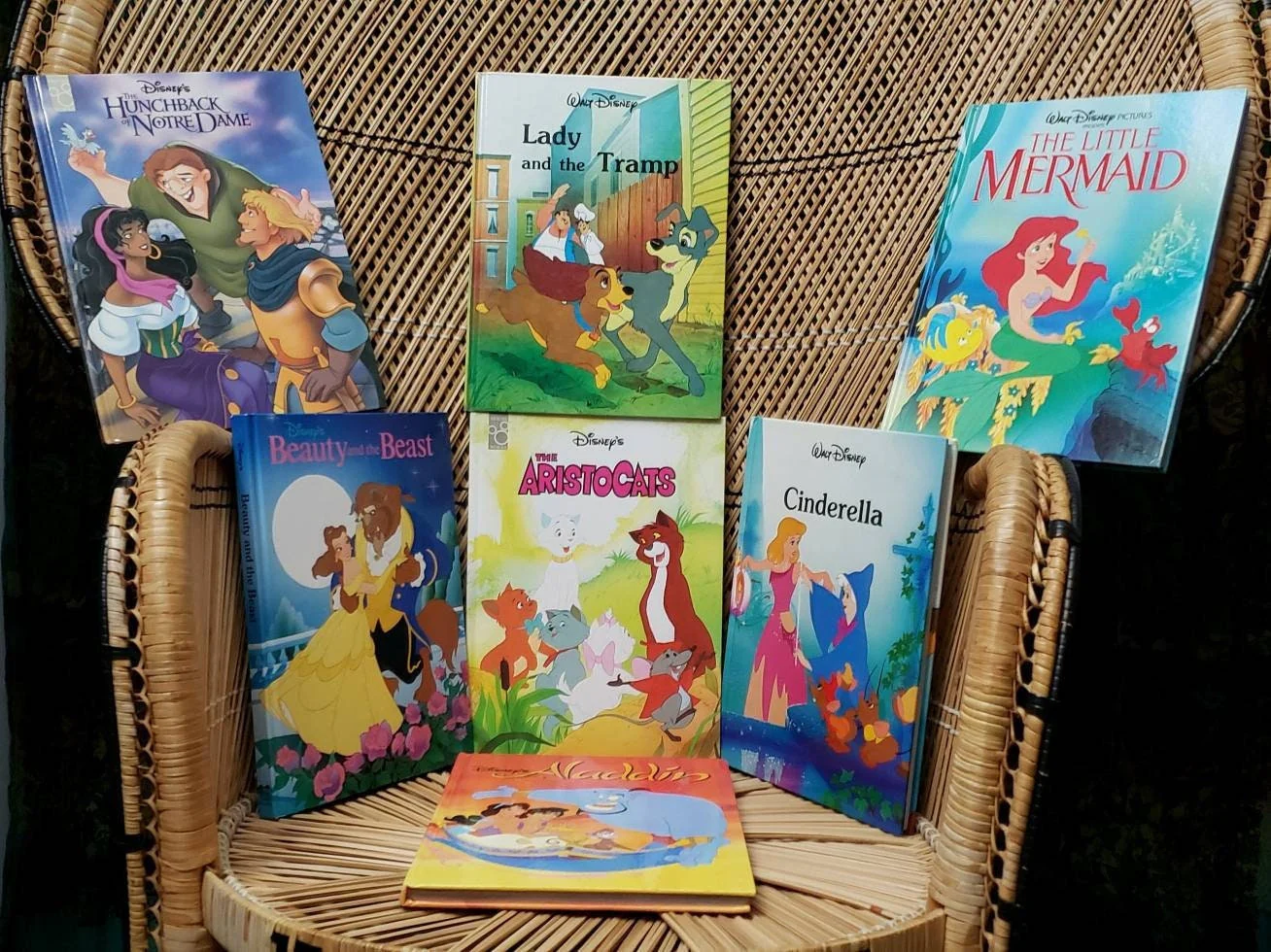 90s Disney Books Disney Classic Series Books Mouse Works The Aristocats Beauty and The Beast Little Mermaid Cinderella - Image 4