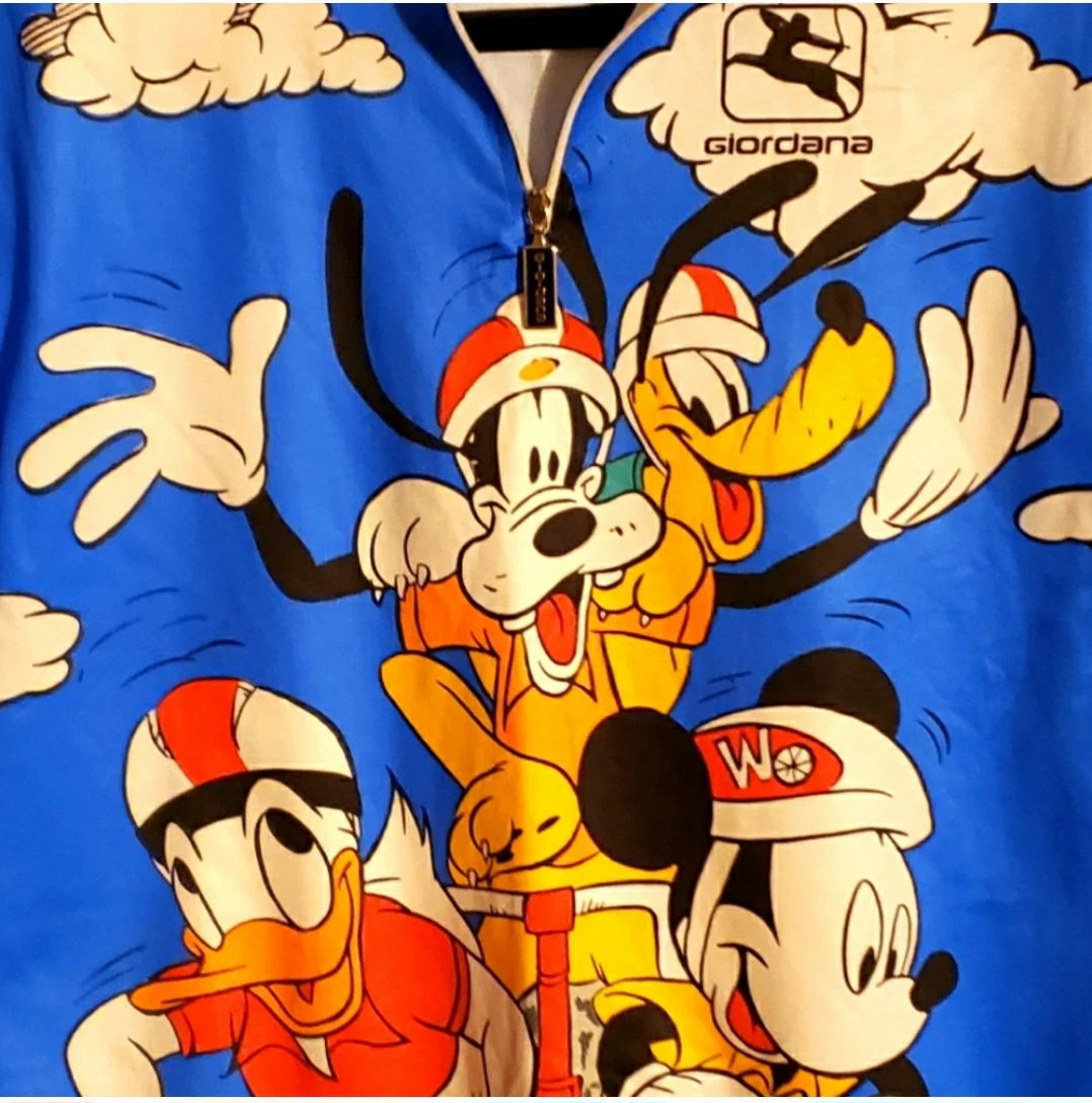 90s Disney Character Cycling Jersey Top By Giordana - Image 12
