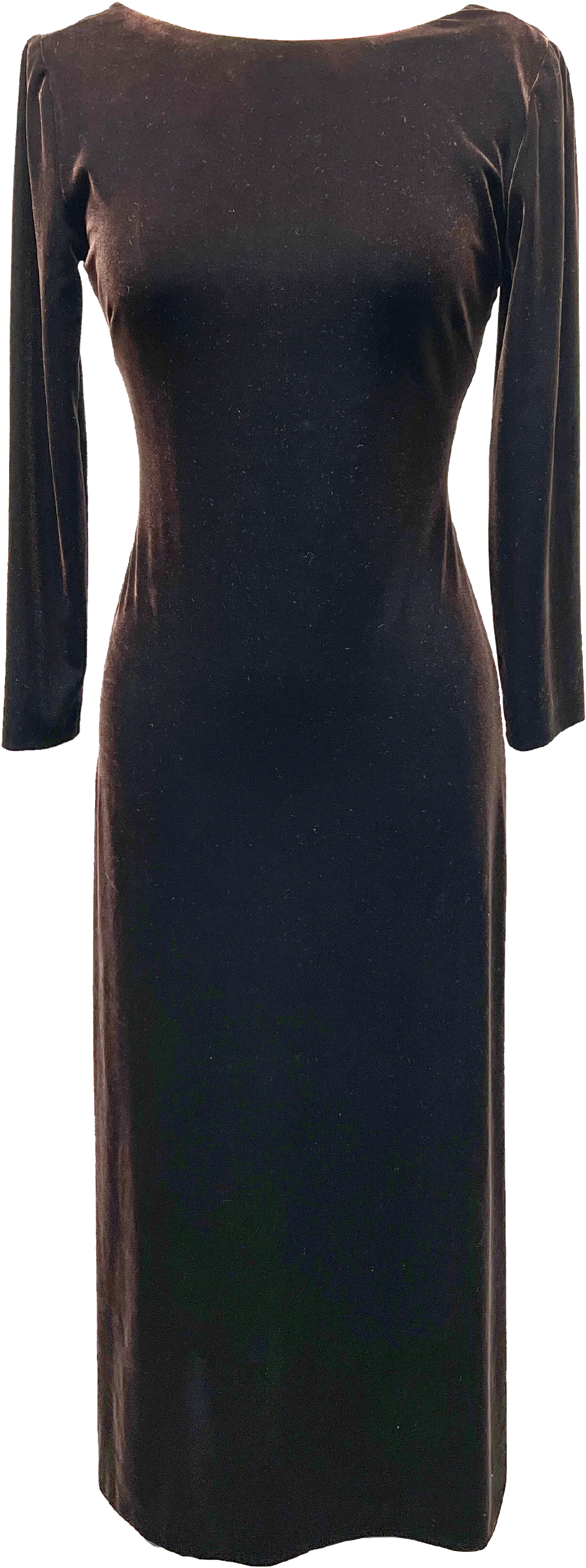 90s Elegant Glam Hourglass Wine Red Velvet Dress By Ever Beauty