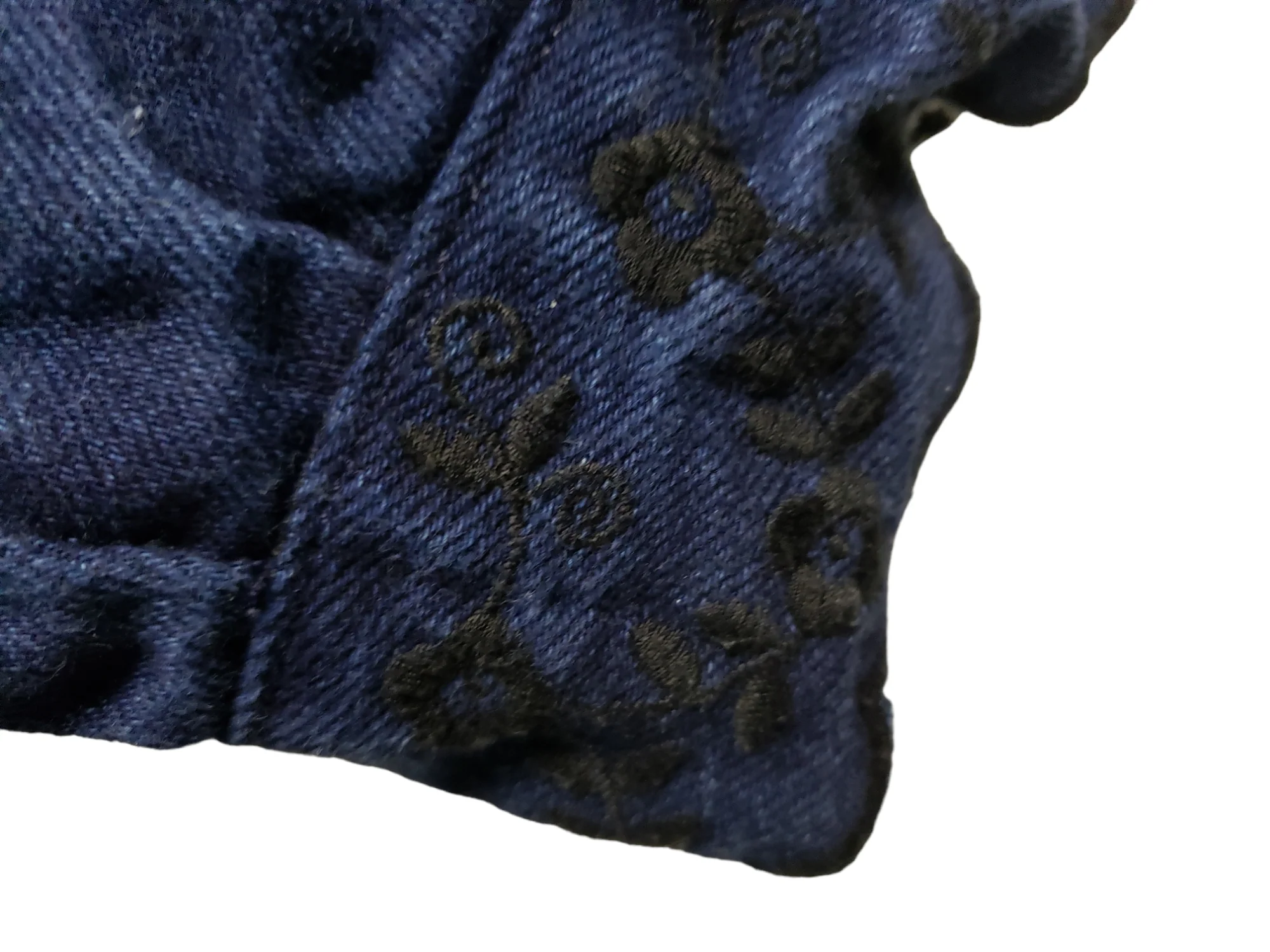90s Embroidered Blue Denim Blouse By L.a. Blues - Image 4