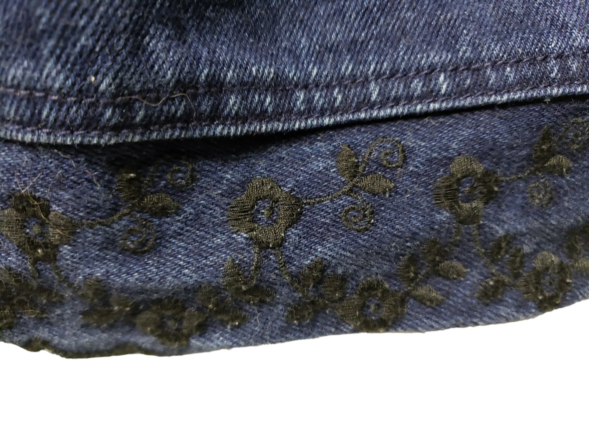 90s Embroidered Blue Denim Blouse By L.a. Blues - Image 5