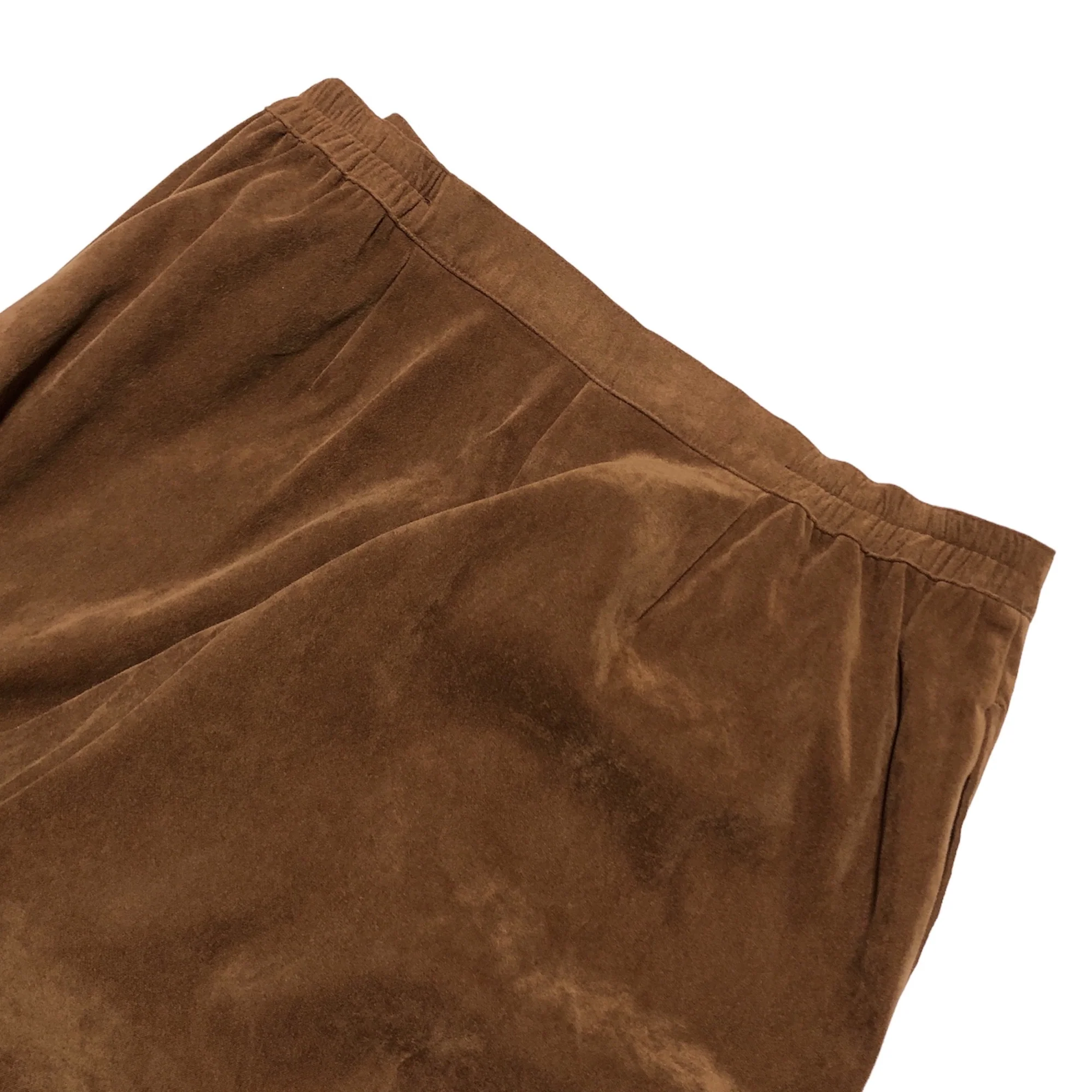 90s Faux Suede High Waisted Pants By Bechamel Petites - Image 7