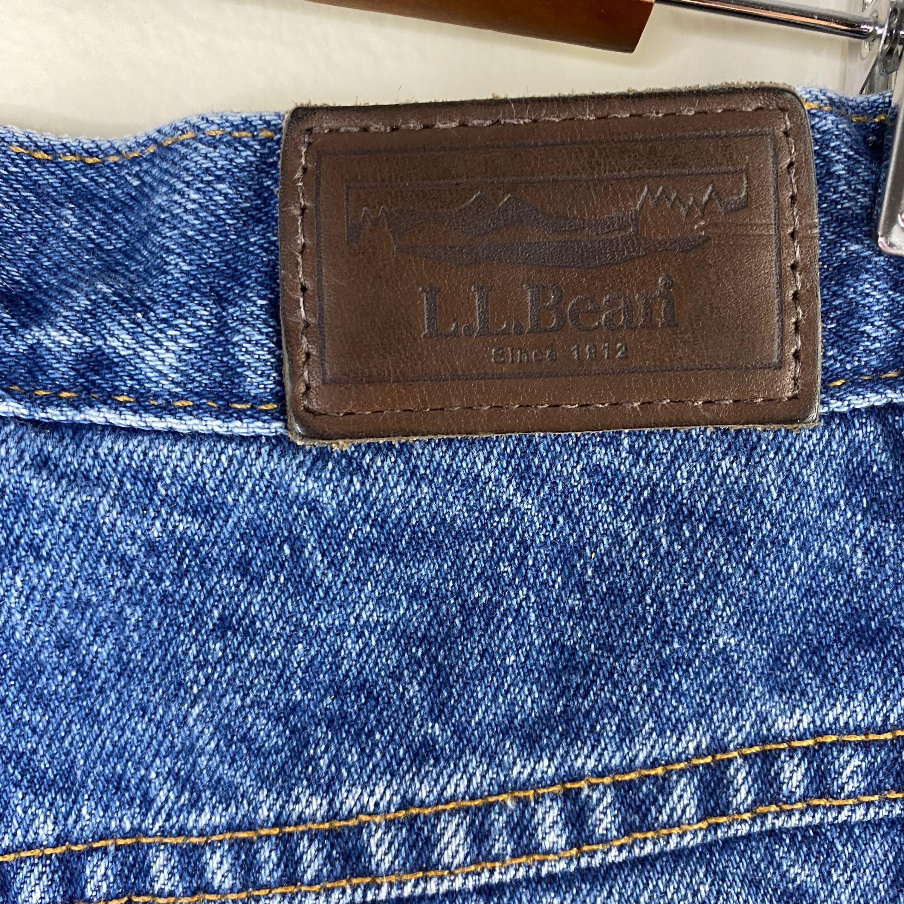 90s Flannel Lined Ll Bean Relaxed Fit Jeans By L.L. Bean - Image 6