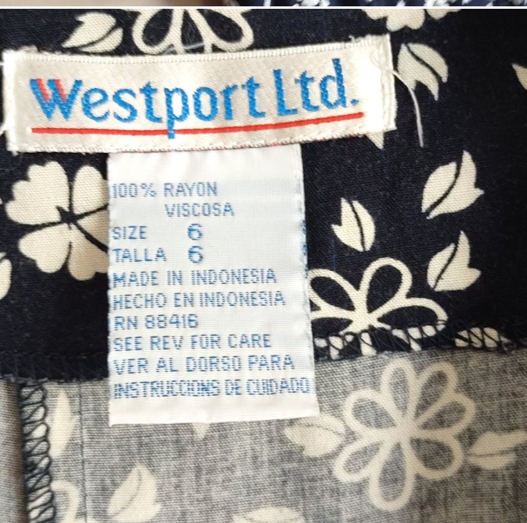 90's Floral Flare Skirt Romper by Westport Ltd. - Image 6