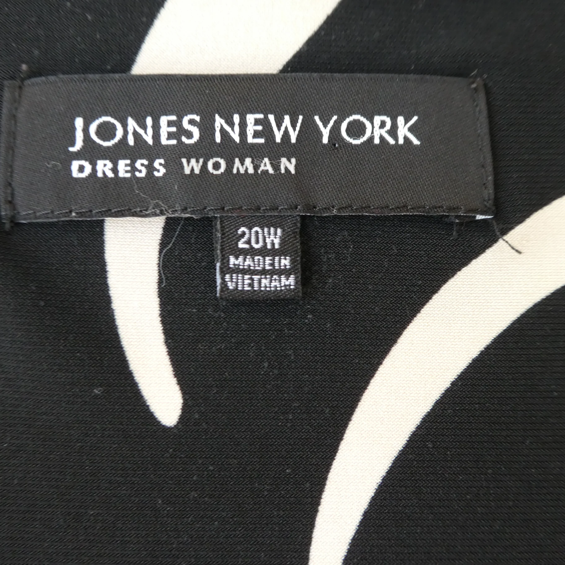 90s Floral Midi Dress Abstract Floral Stretchy 20w By Jones New York - Image 7