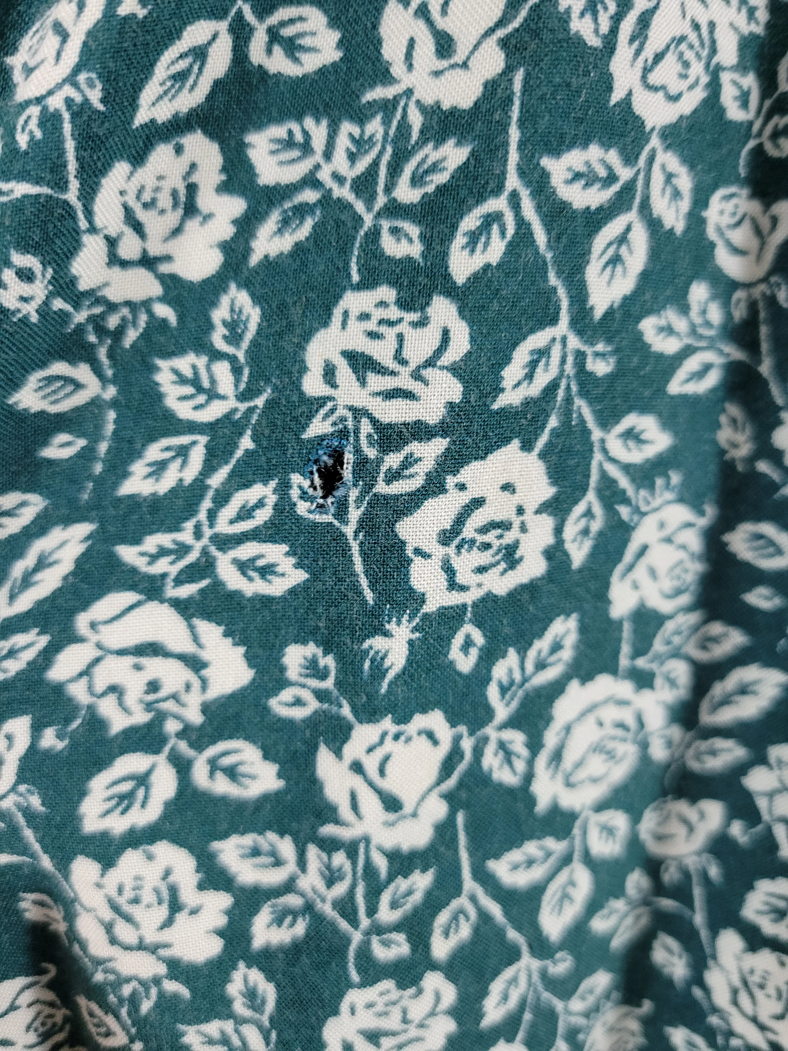 90s Floral Short Sleeve Belted Ramper By Rampage - Image 9