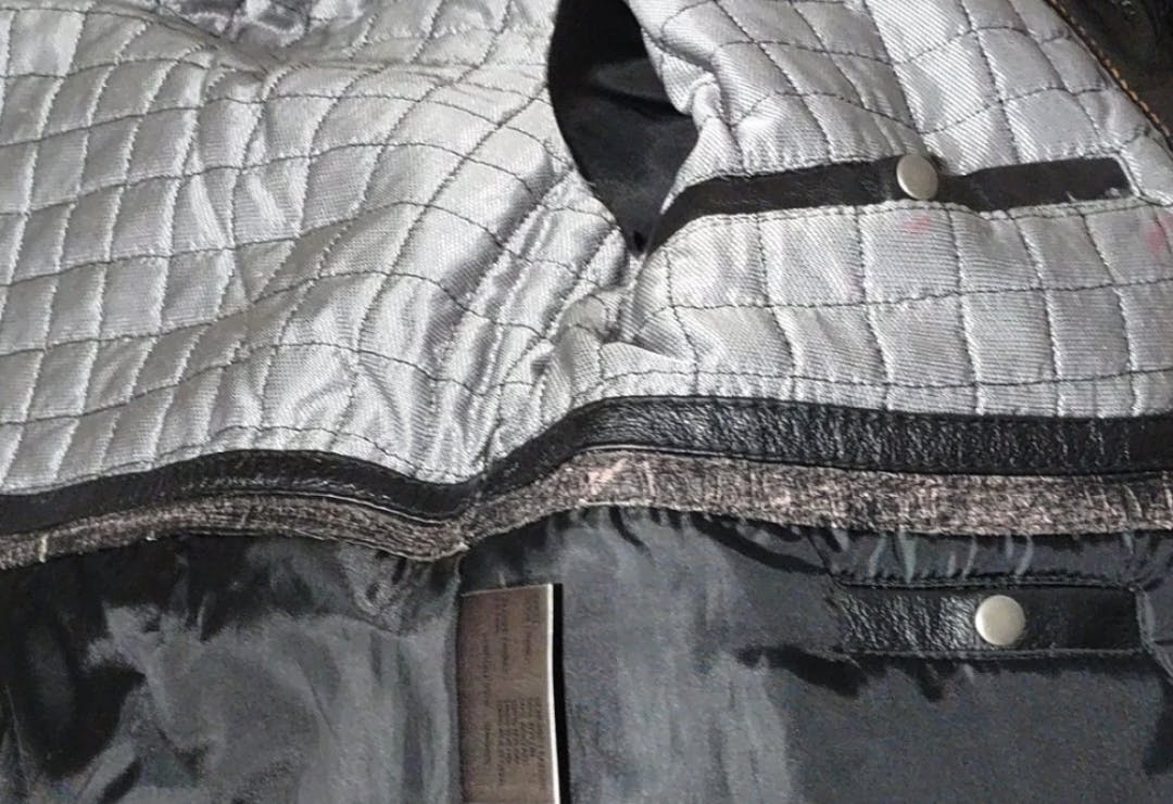 90's Leather Embossed Jacket by Wilson's Leather - Image 8