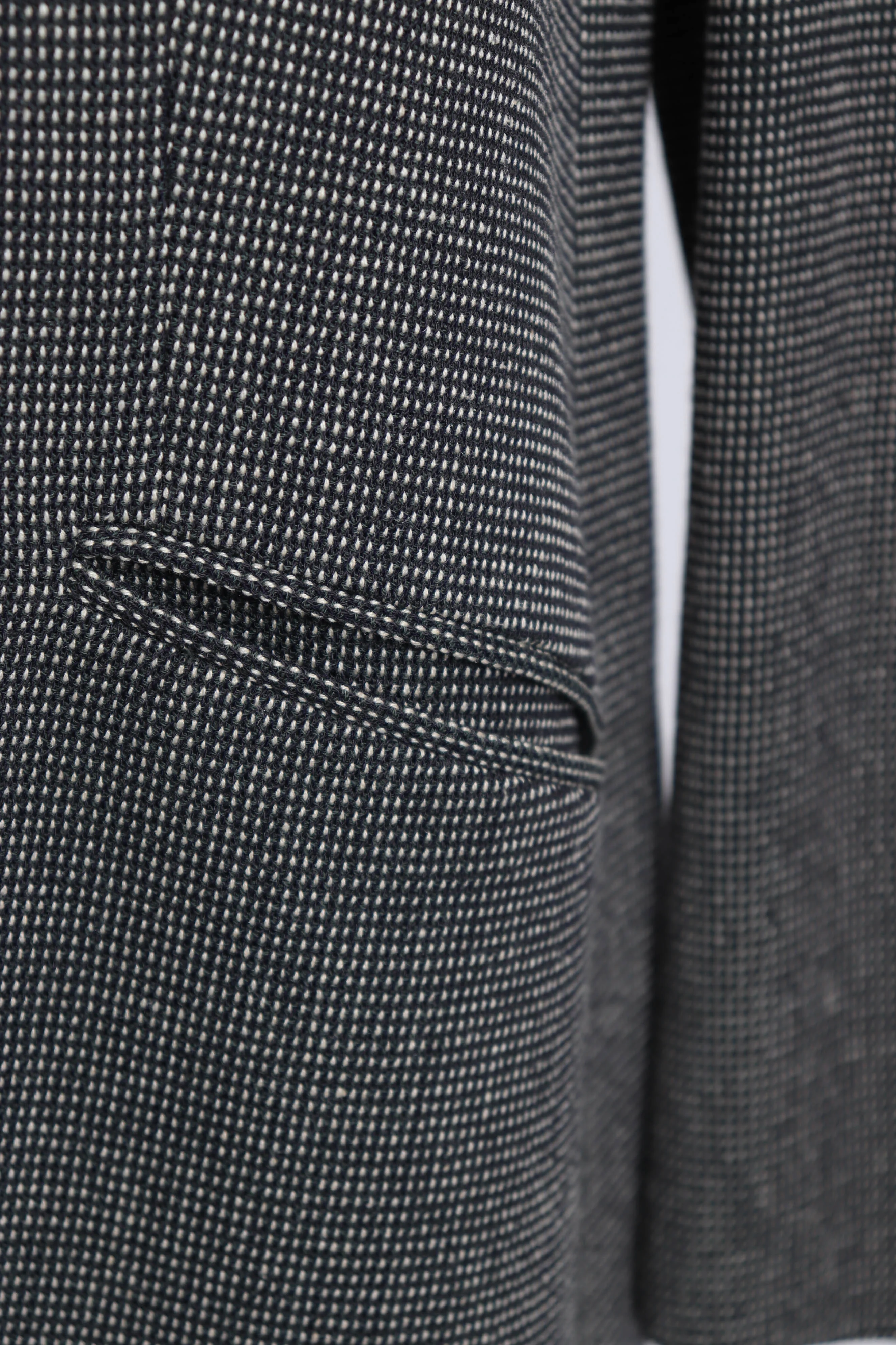 90s Giorgio Armani Gray Tweed Blazer L/xl by Giorgio Armani - Image 6
