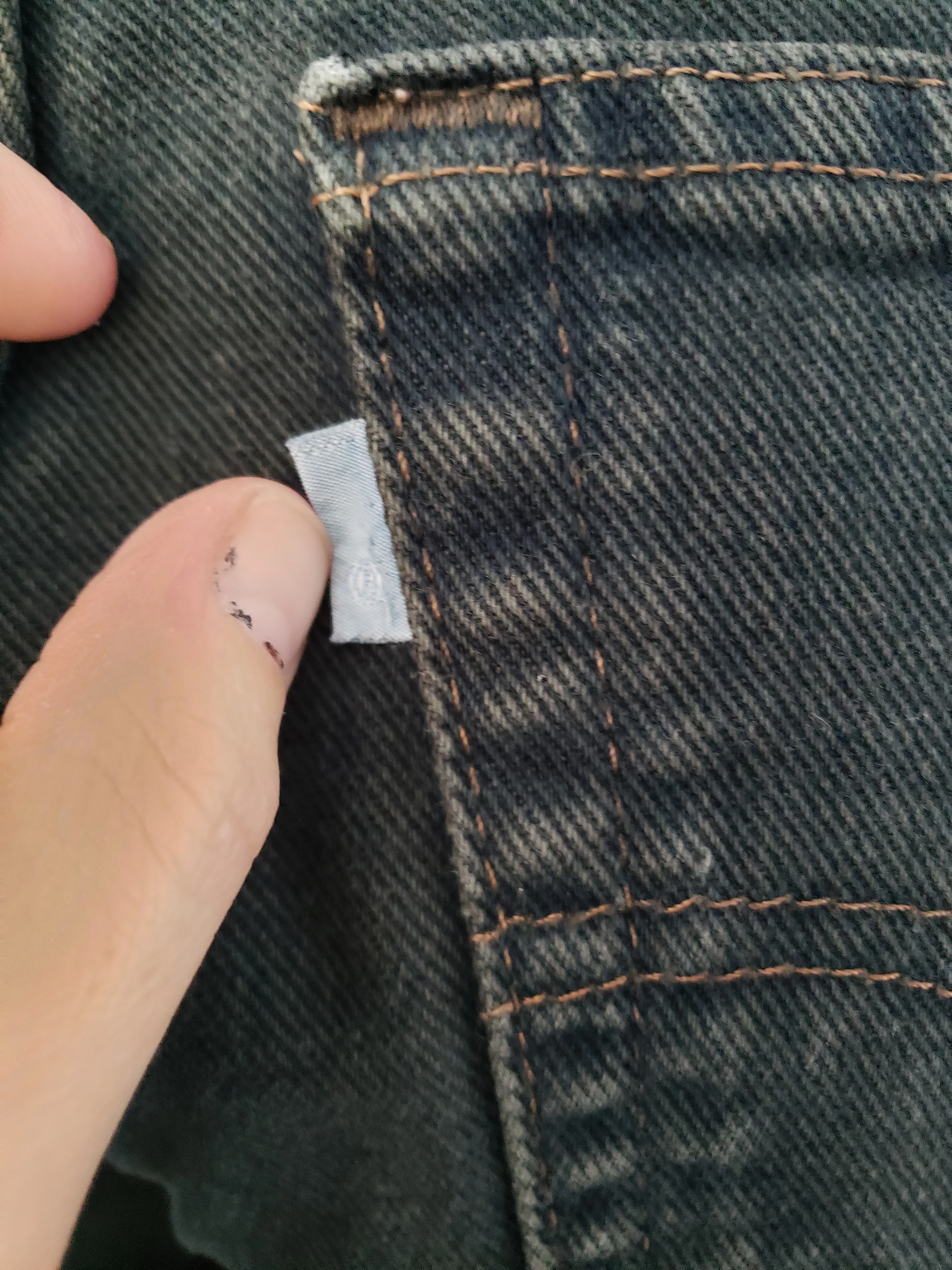 90s Green Baggy Fit Silver Tab By Levi's - Image 4