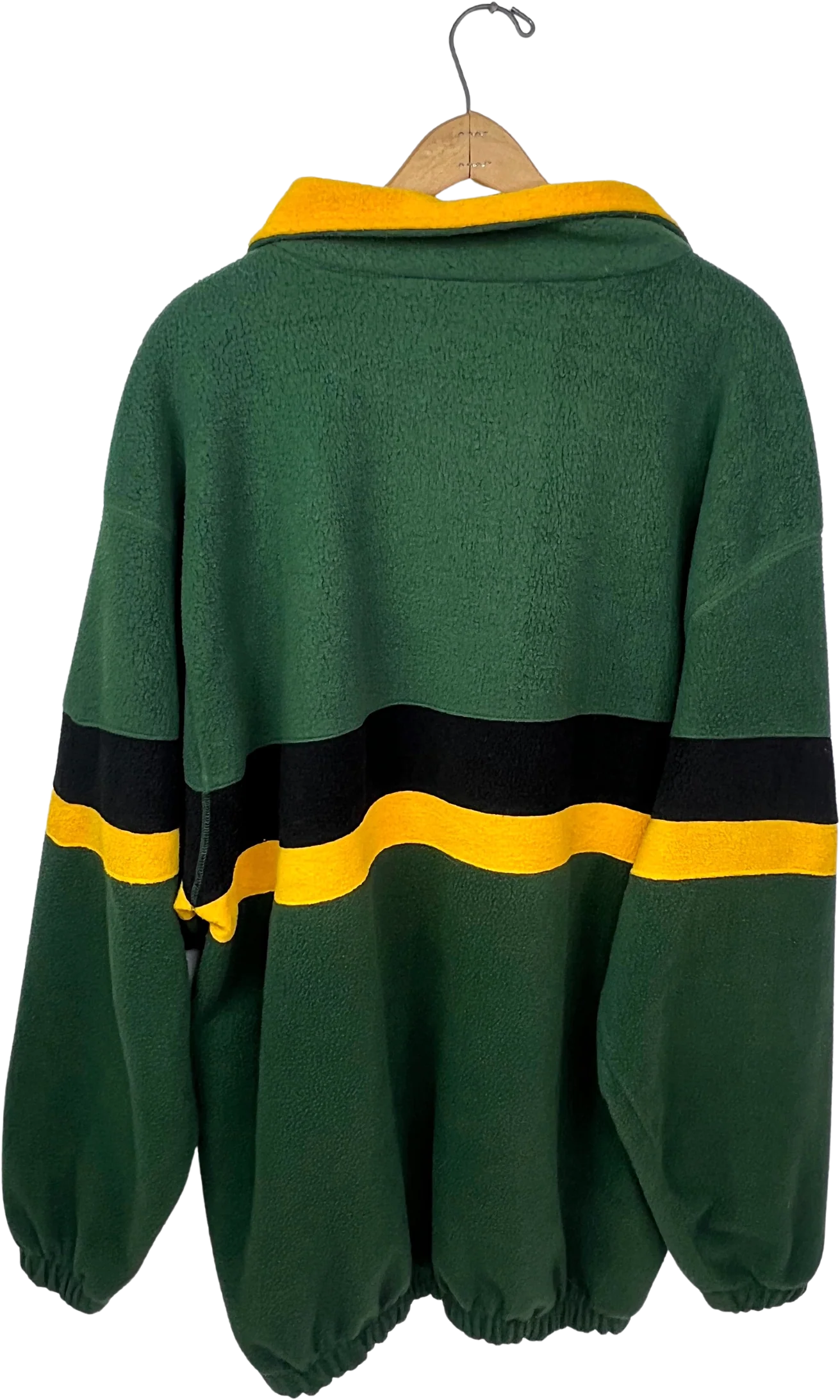 90s Green Bay Packers Quarter Zip Fleece Shacket By Logo 7 - Image 2