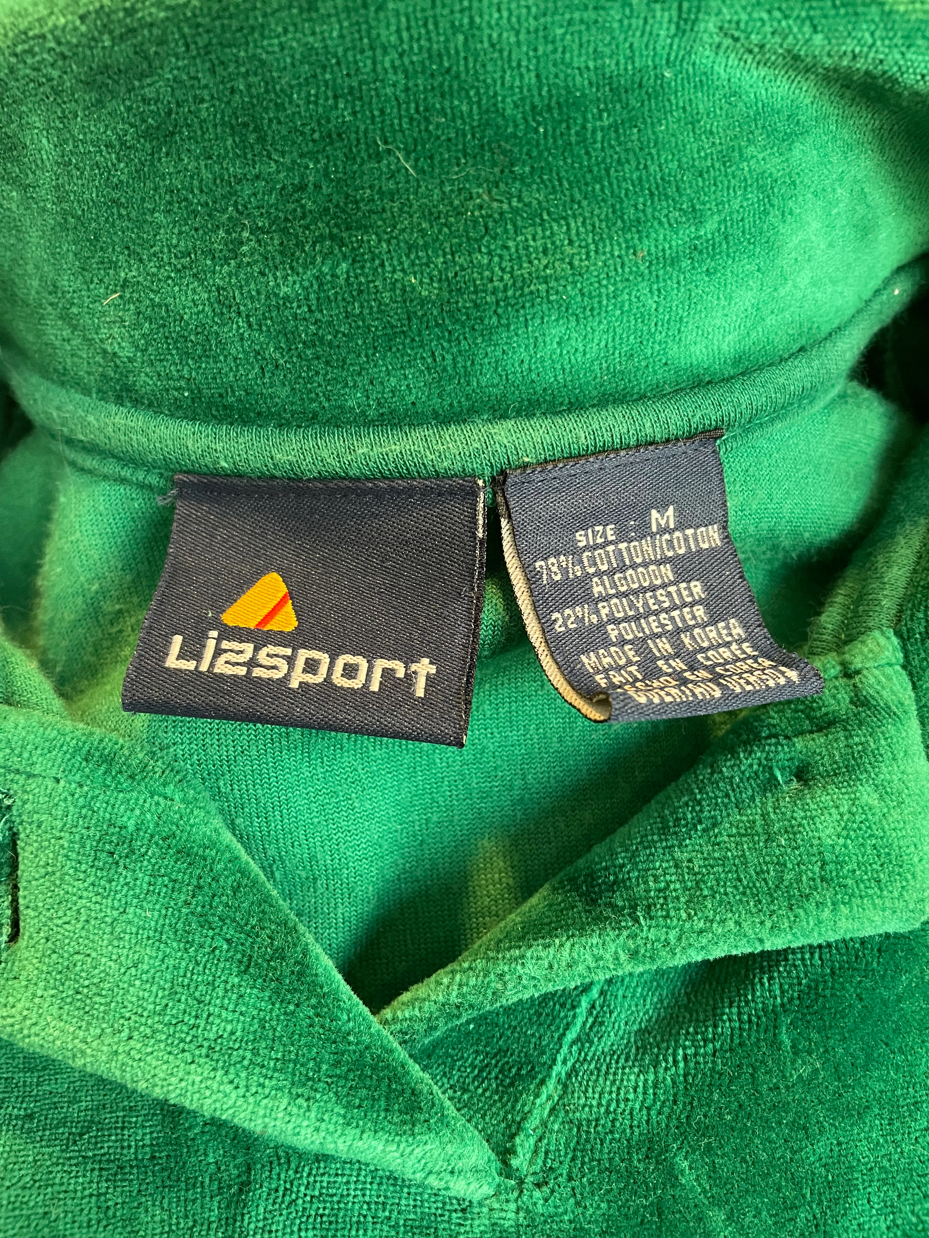 90s Green Velvet Polo By Liz Sport - Image 3