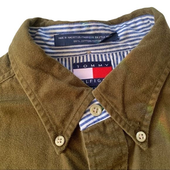 90s Grunge 90s Tommy Hilfiger Crest Logo Shirt By Tommy Hilfiger - Image 5