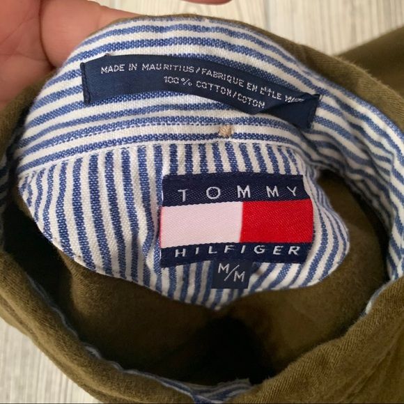 90s Grunge 90s Tommy Hilfiger Crest Logo Shirt By Tommy Hilfiger - Image 9