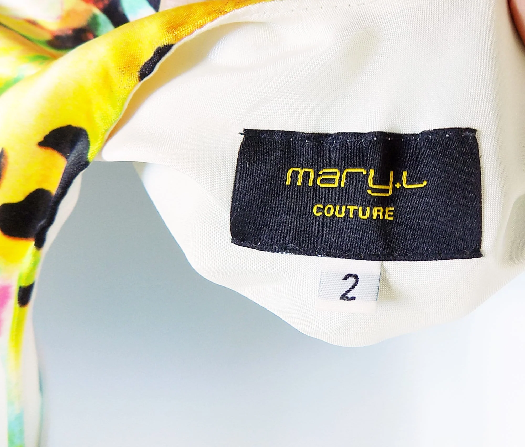 90s Halter Top Gown by Maryl Couture Beaded Mermaid Fish Tail Animal Print Low Cut Back Invisible Zipper Designer Sexy by Maryl Couture - Image 6