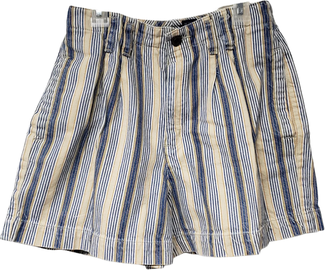 90s High Rise Pleated Stripe Shorts By Dockers Levi's