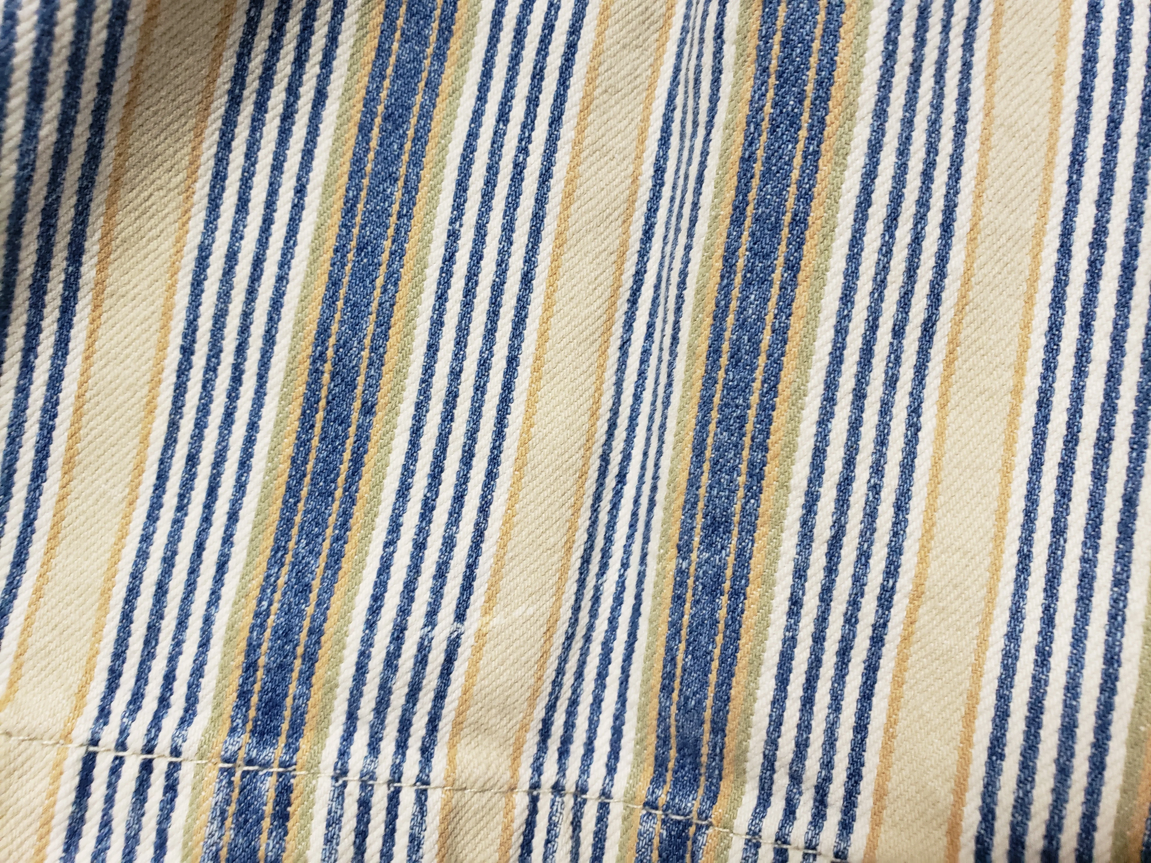 90s High Rise Pleated Stripe Shorts By Dockers Levi's - Image 5