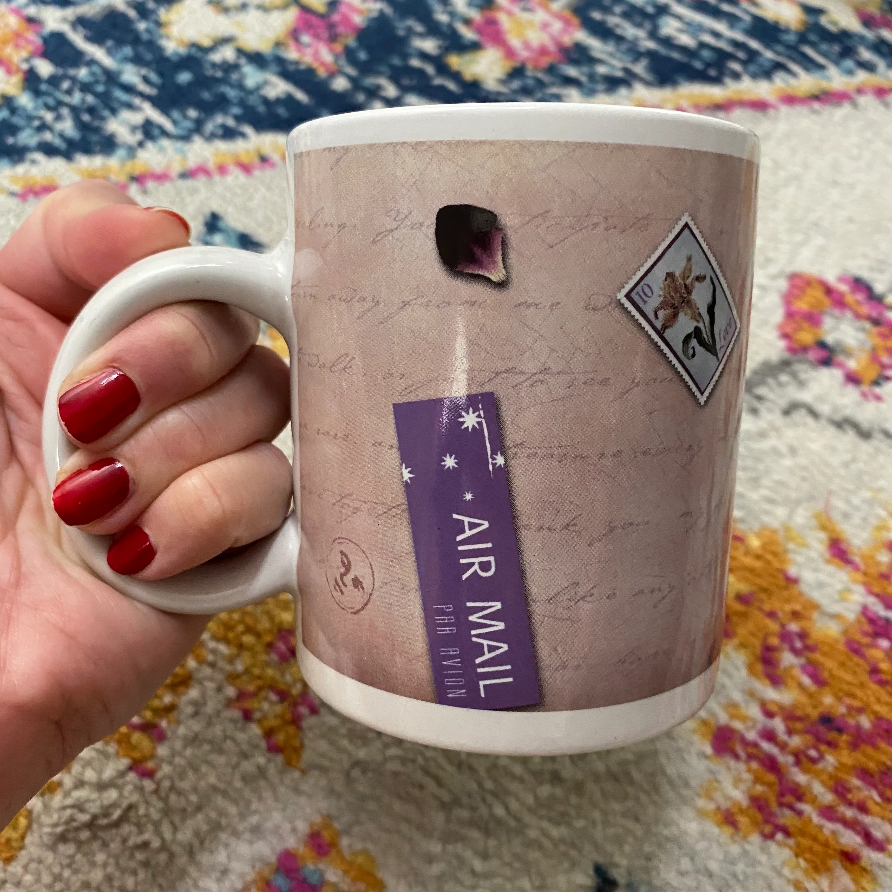 90s Just The Thought Of You Mug 1998 Bahner Studios By Heartworks - Image 8